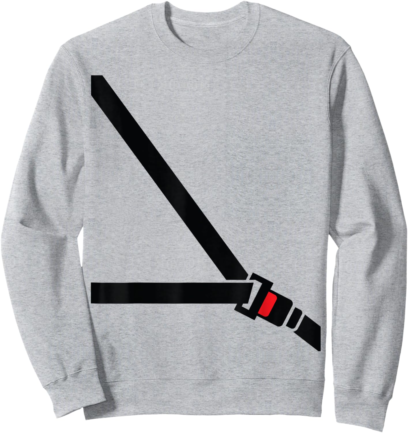 Sicherheitsgurt-Shirt – lustiges falsches Sicherheitsgurt- – Beifahrer Sweatshirt - Sweatshirt | Ash