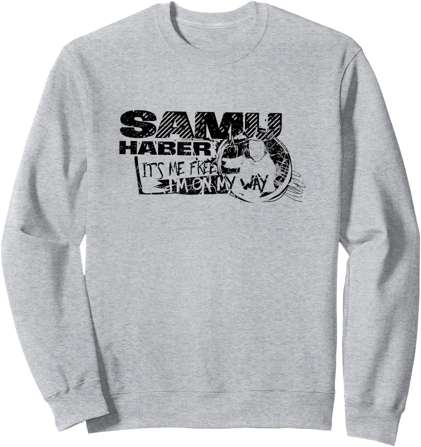 Samu Haber My Future TS , Erwachsene, Weiß, S, Kurzarm Sweatshirt - Sweatshirt | Ash