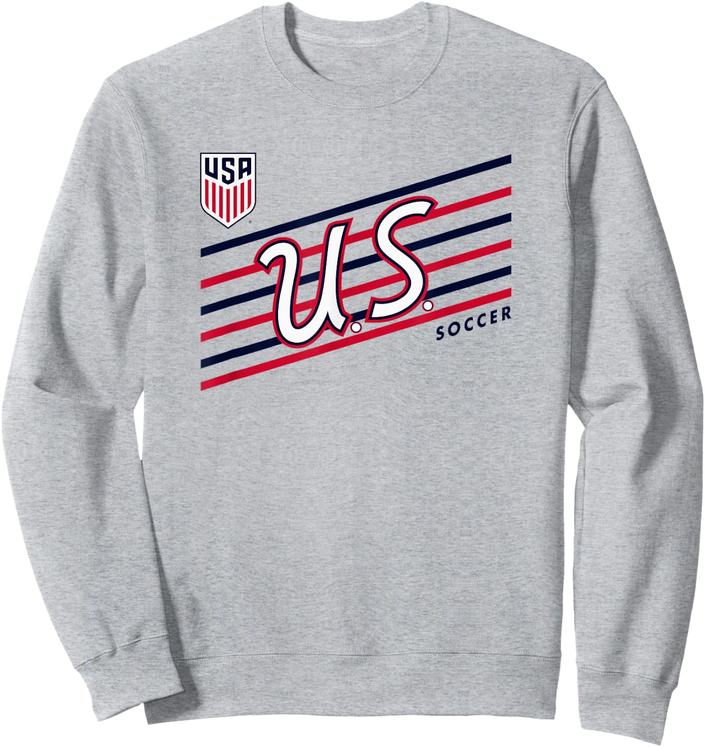 U.S. Soccer Retro Perform Gray USMNT Officially Licensed Sweatshirt - Sweatshirt | Ash
