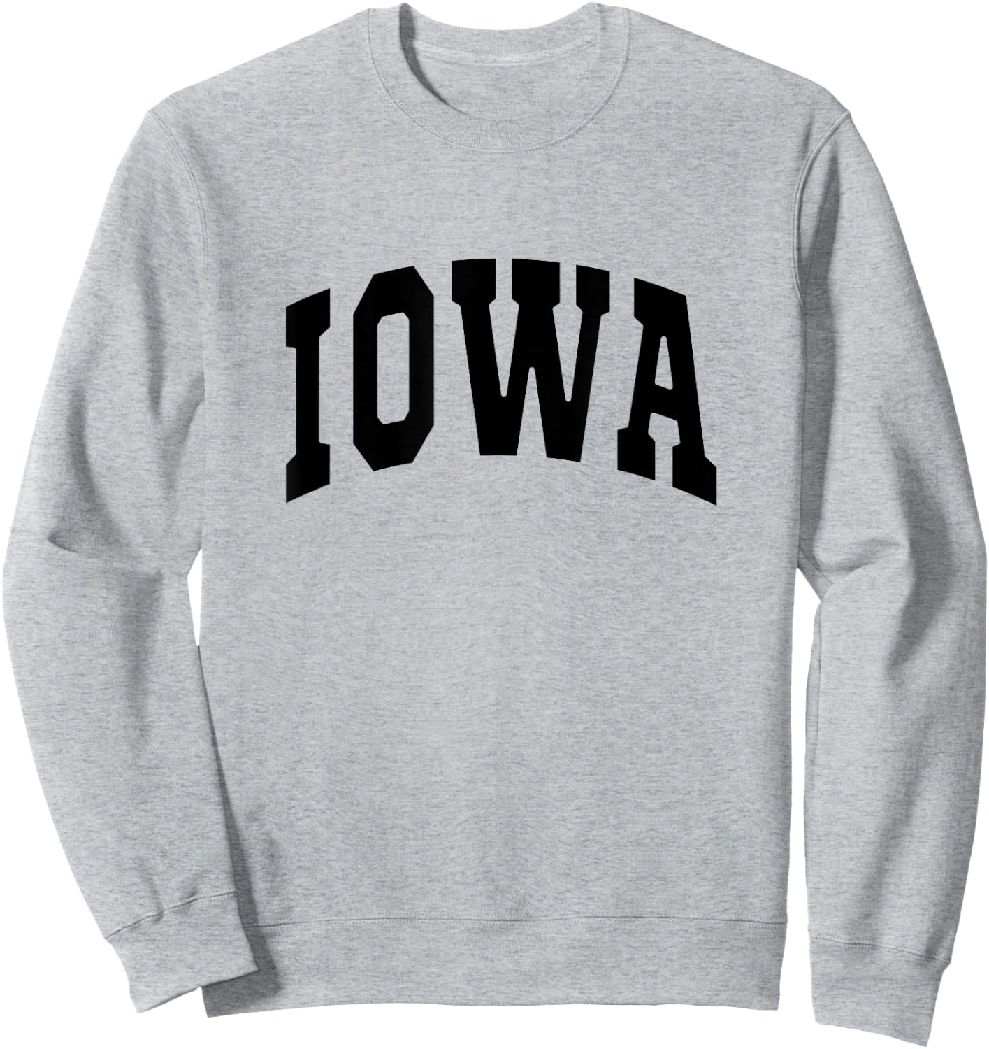 IOWA - Throwback Design - Classic Sweatshirt - Sweatshirt | Ash
