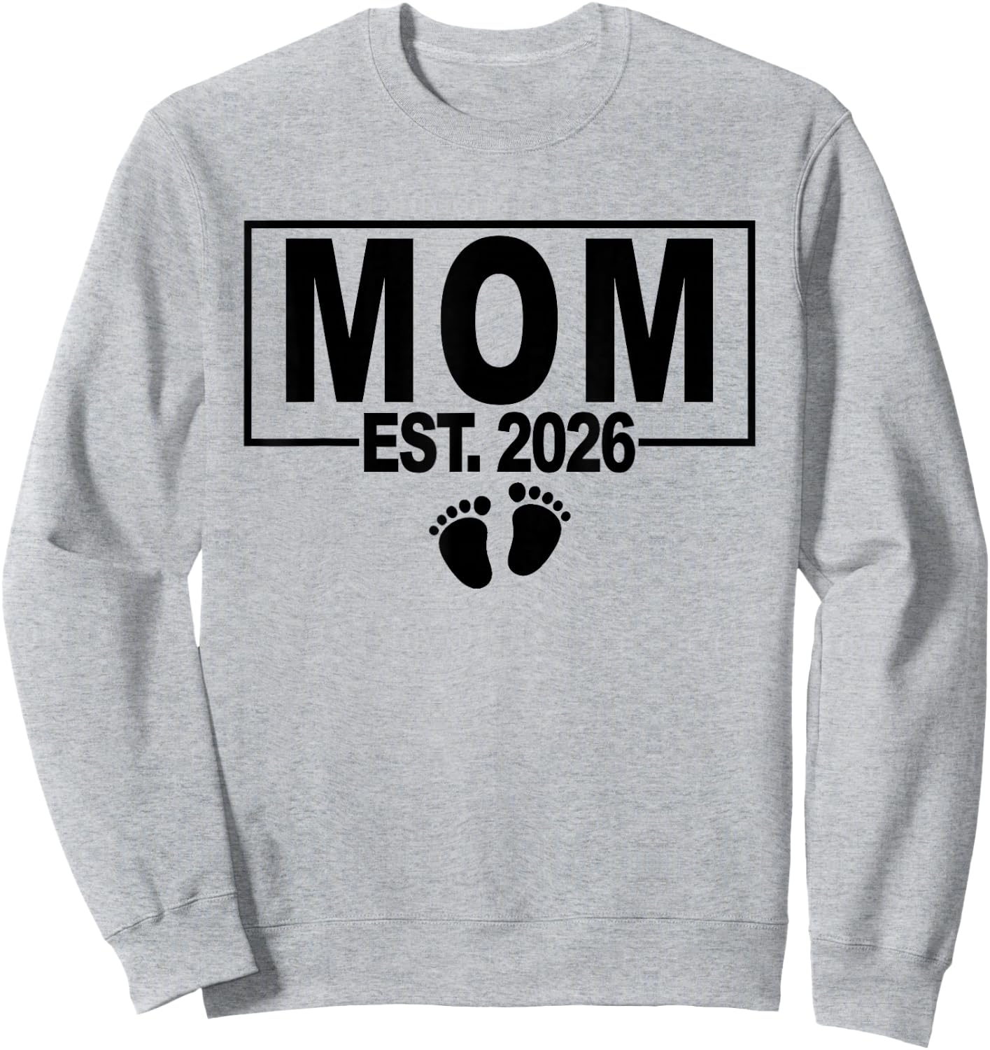 Gender Reveal 2026 MOM to Be - Girl - First Time MOM Sweatshirt - Sweatshirt | Ash