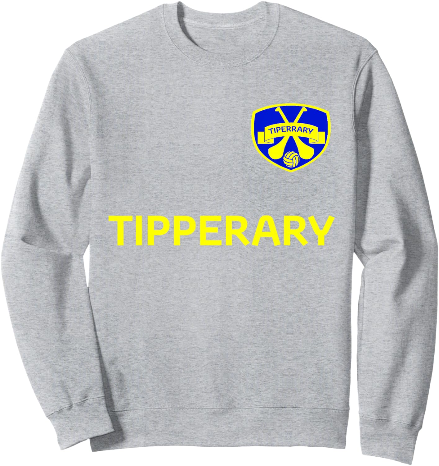 Ireland - County Tipperary Football and Hurling Sweatshirt - Sweatshirt | Ash