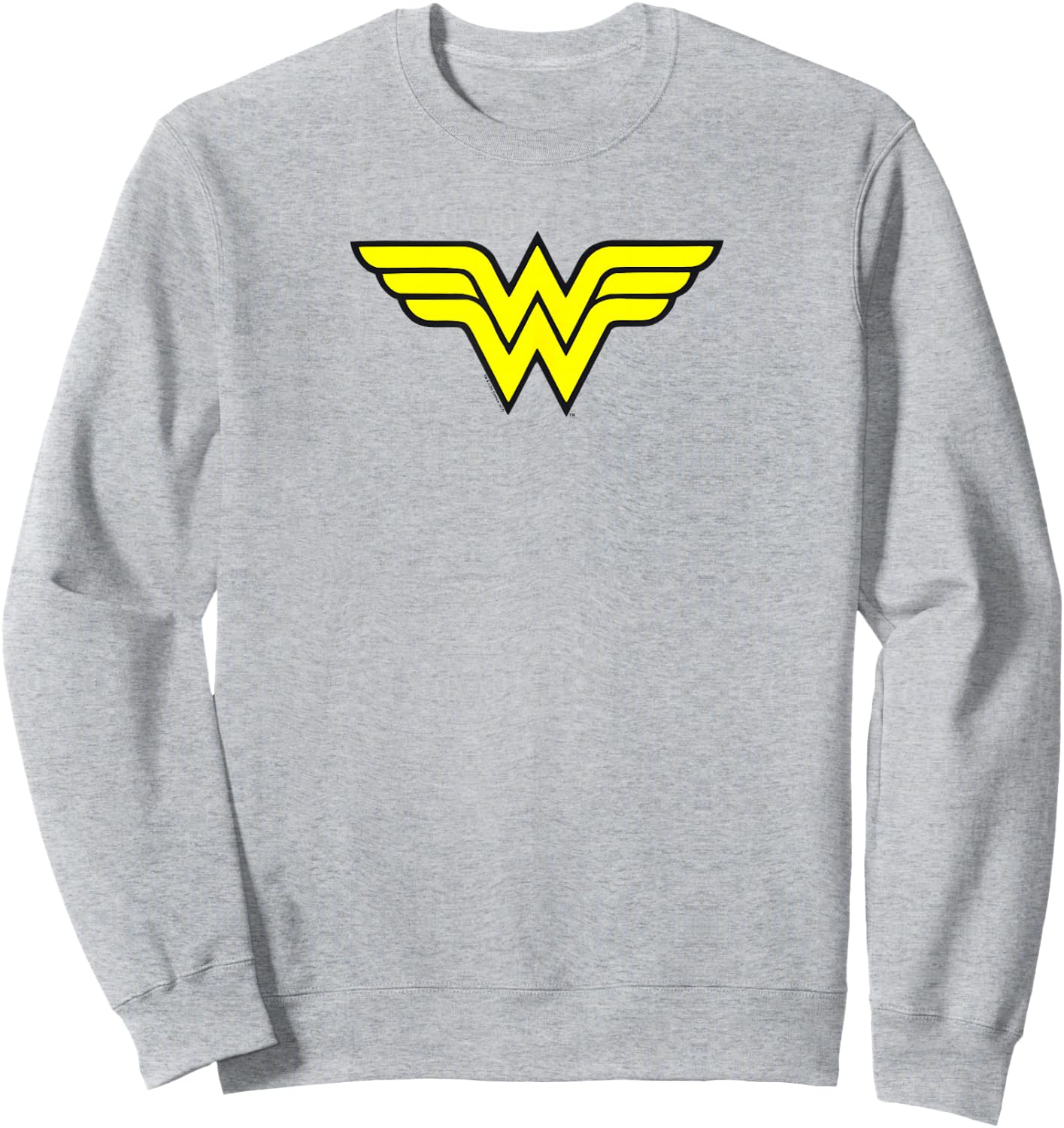 Wonder Woman Classic W Logo Sweatshirt - Sweatshirt | Ash