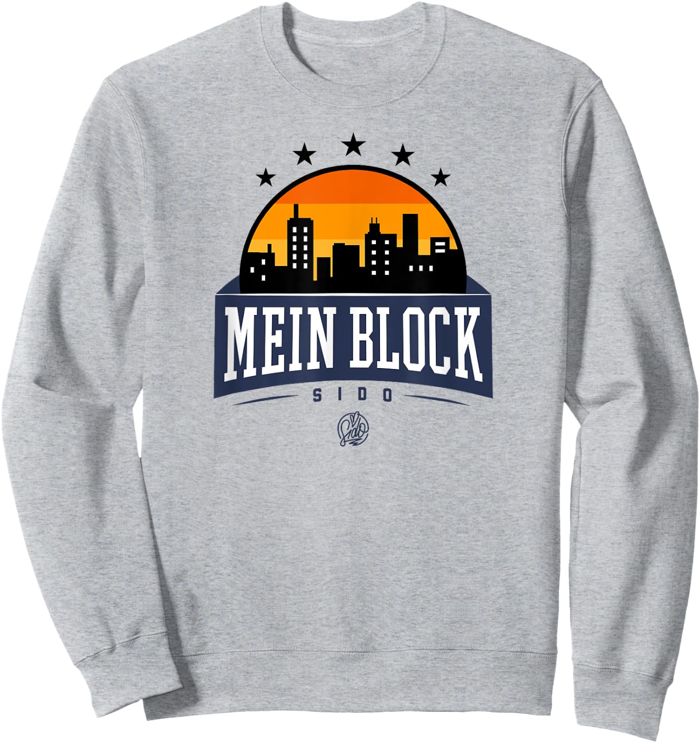 My Block , White Sweatshirt - Sweatshirt | Ash