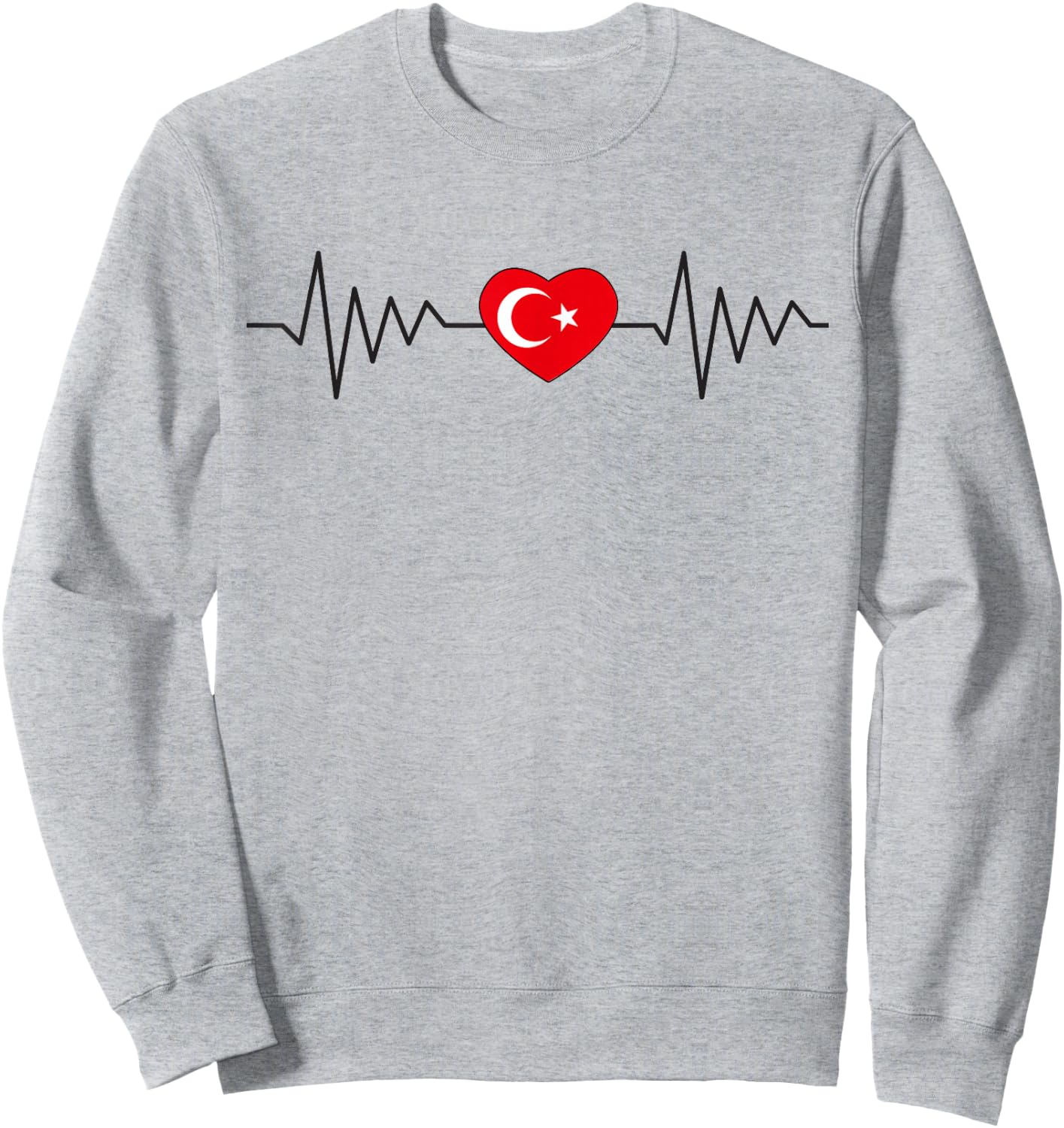 Türkei Flagge Türk Bayragi Herren Türkei Kinder Türkiye Sweatshirt - Sweatshirt | Ash