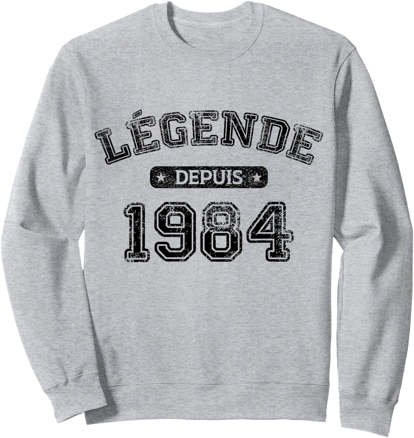 Birthday 40 Years Legend Since 1984 Birthday , grey, S Sweatshirt - Sweatshirt | Ash