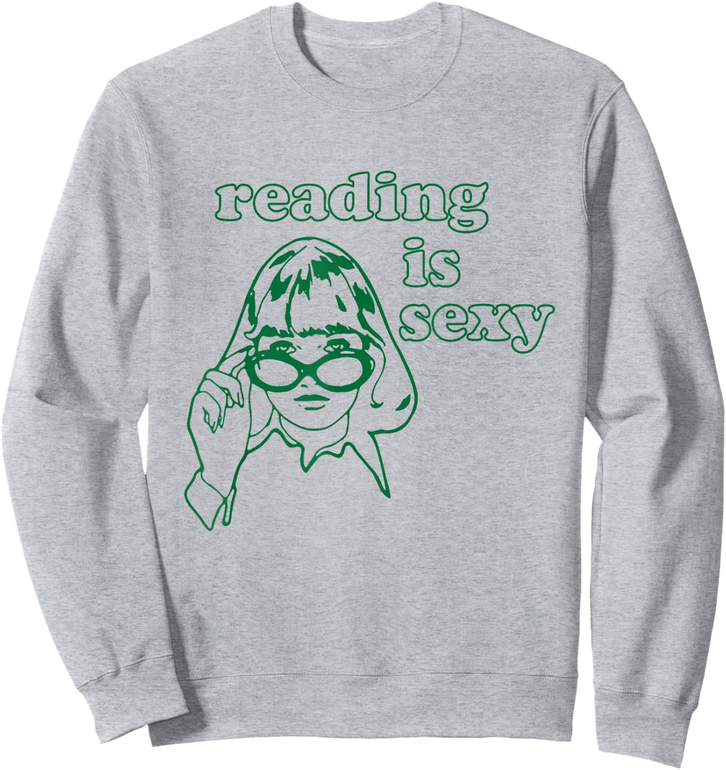 Reading is Sexy Sweatshirt - Sweatshirt | Ash