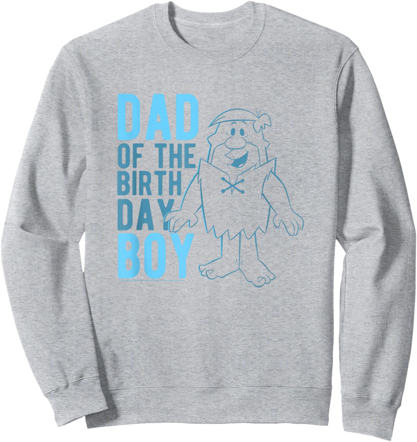 The Flintstones Barney Rubble Dad Of The Birthday Boy Sweatshirt - Sweatshirt | Ash