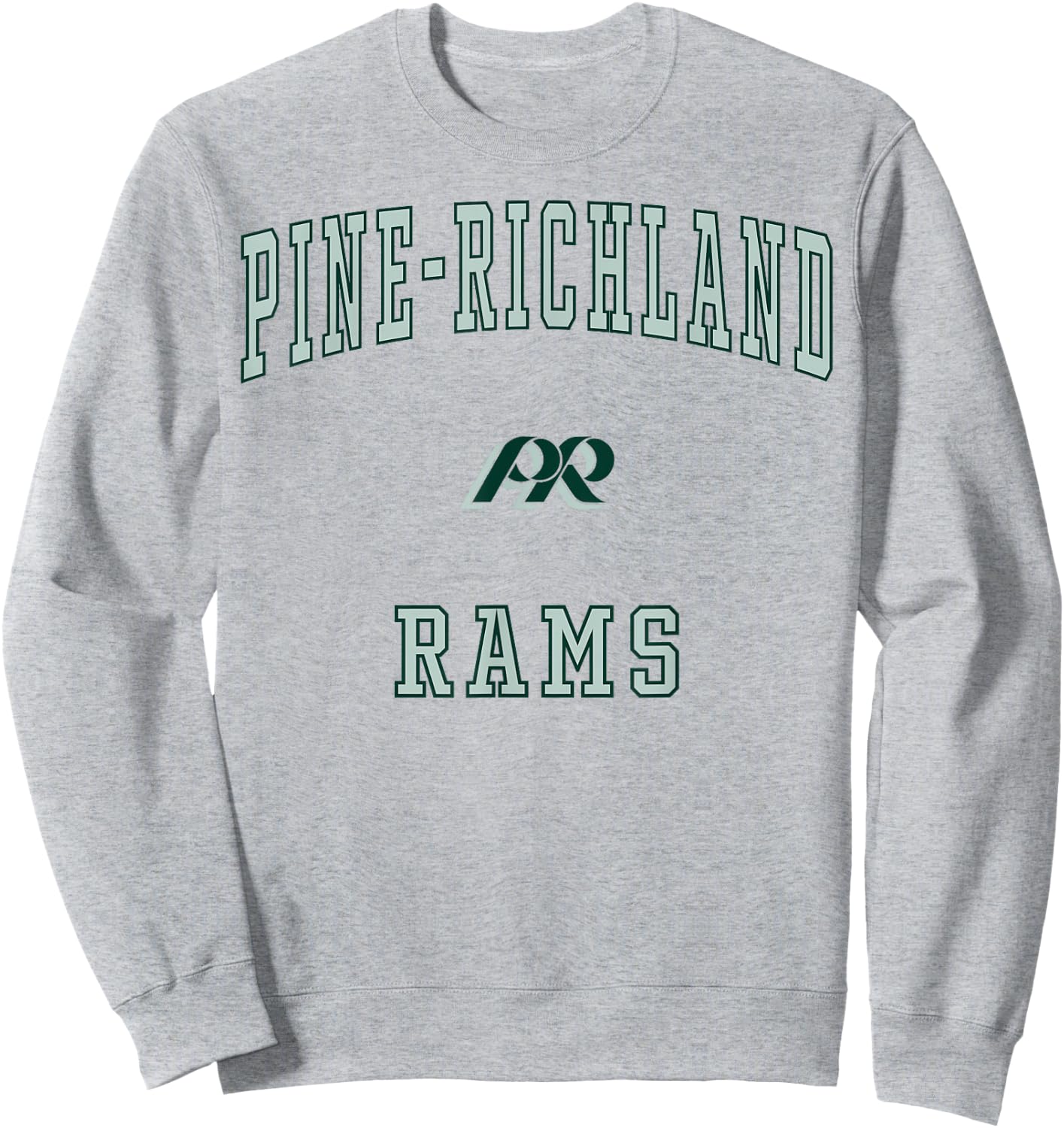 Pine-Richland High School Rams Sweatshirt - Sweatshirt | Ash