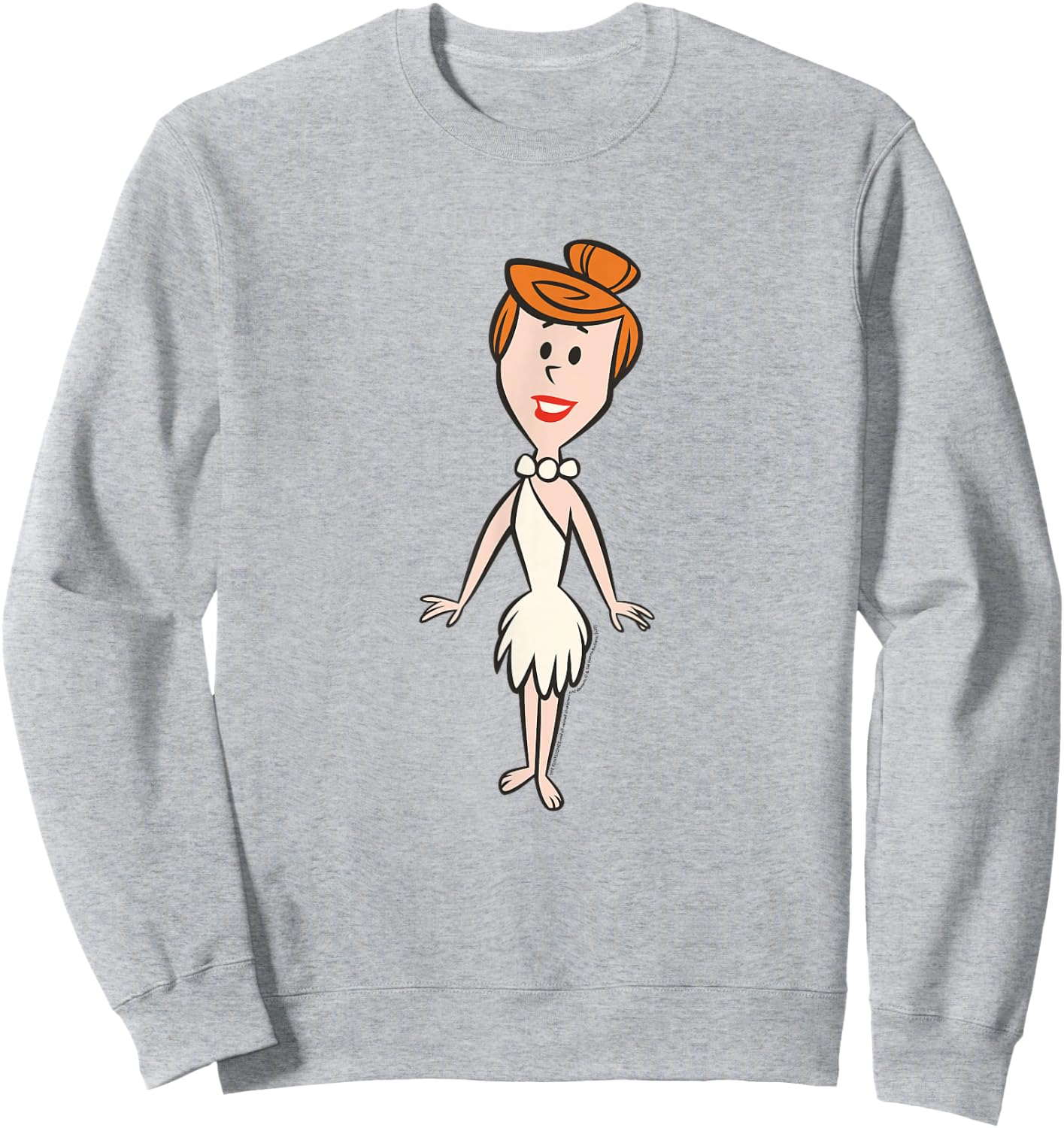 The Flintstones Wilma Flintstone Big Solo Shot Sweatshirt - Sweatshirt | Ash