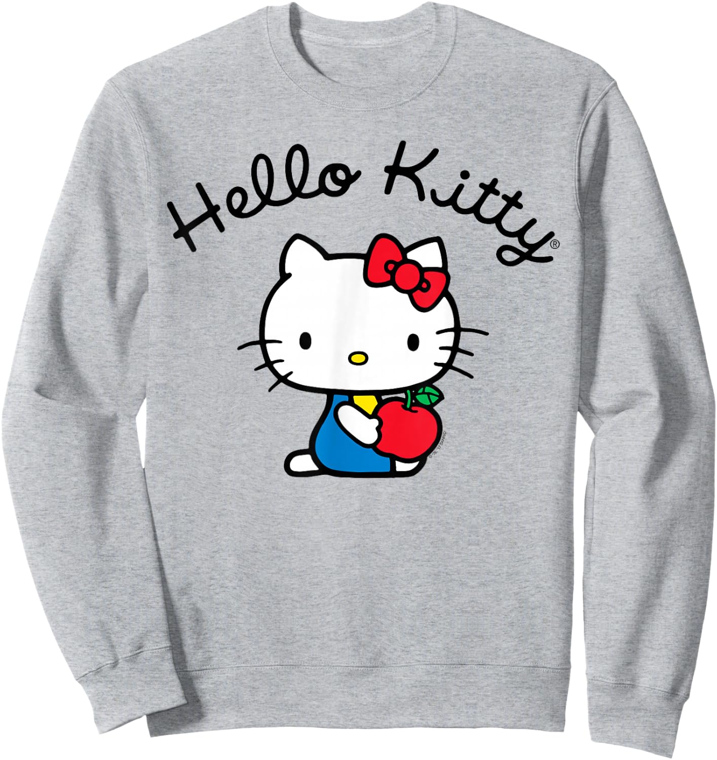 Hello Kitty Retro Logo Shirt Sweatshirt - Sweatshirt | Ash