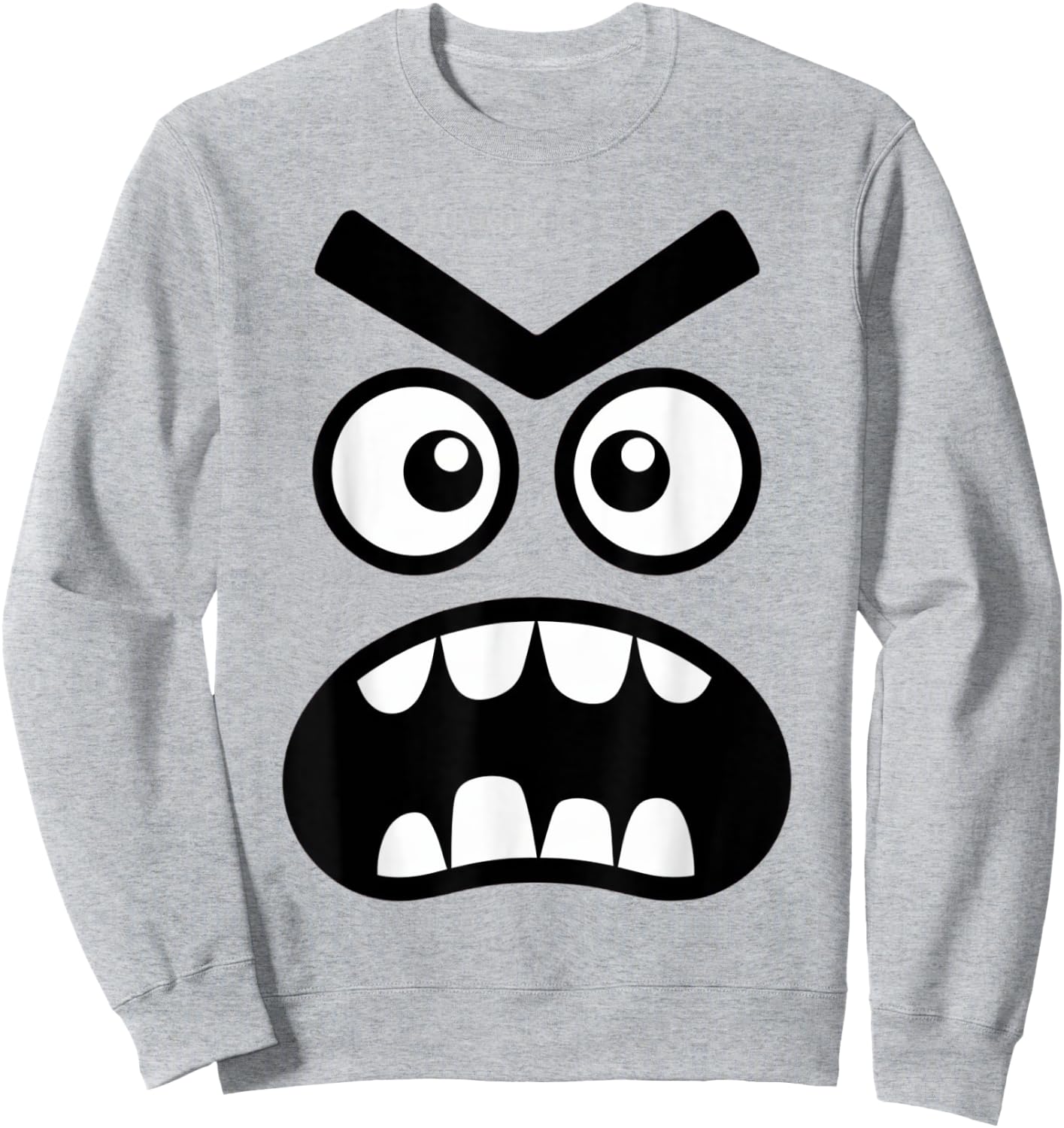Creepy Carrots Face Halloween Funny Costume Kids Boys Women Sweatshirt - Sweatshirt | Ash