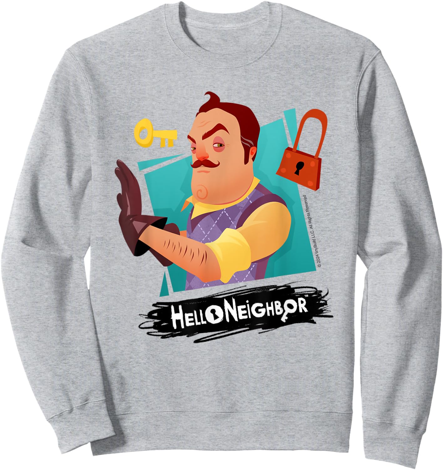 Hello Neighbor - Designs liés au jeu Sweatshirt - Sweatshirt | Ash