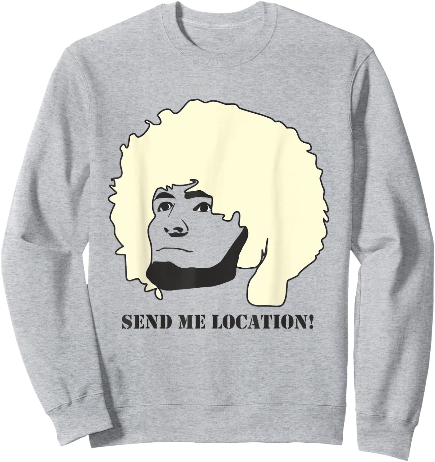 Send me location MMA Shirt Sweatshirt - Sweatshirt | Ash