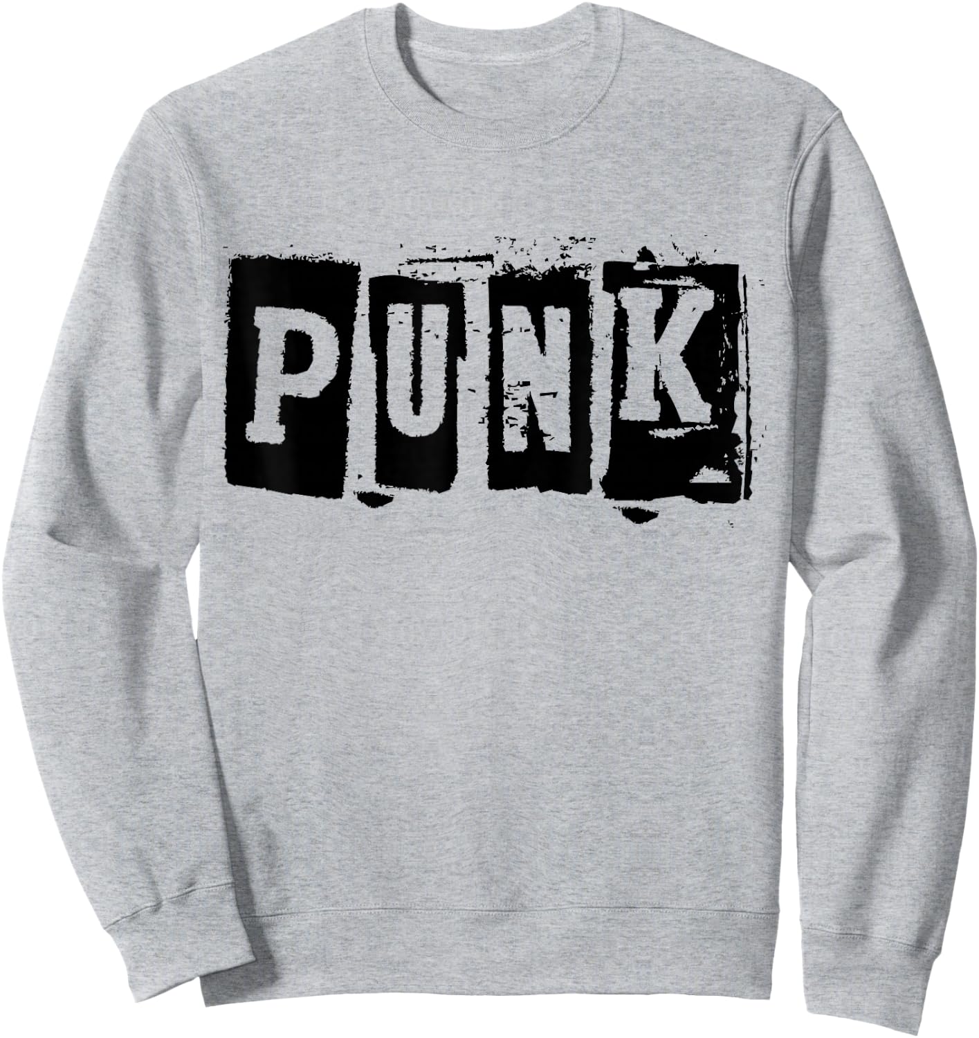 Punk Clothing | Alternative Punk Music Shirt | Punk Rock , White Sweatshirt - Sweatshirt | Ash
