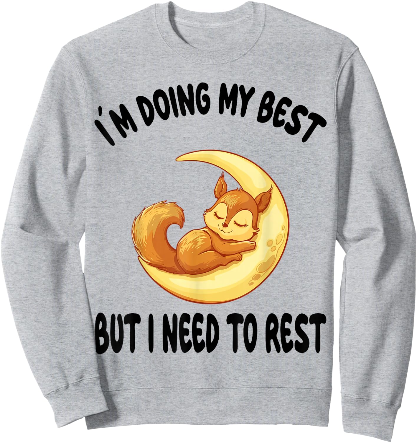Squirrel Official Sleepshirt Pajamas Nightgown Sweatshirt - Sweatshirt | Ash