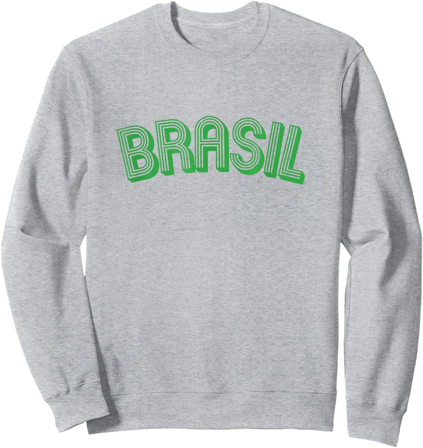 Brasil Souvenirs Brazil Yellow Gifts Brazilian Fans Retro Sweatshirt - Sweatshirt | Ash