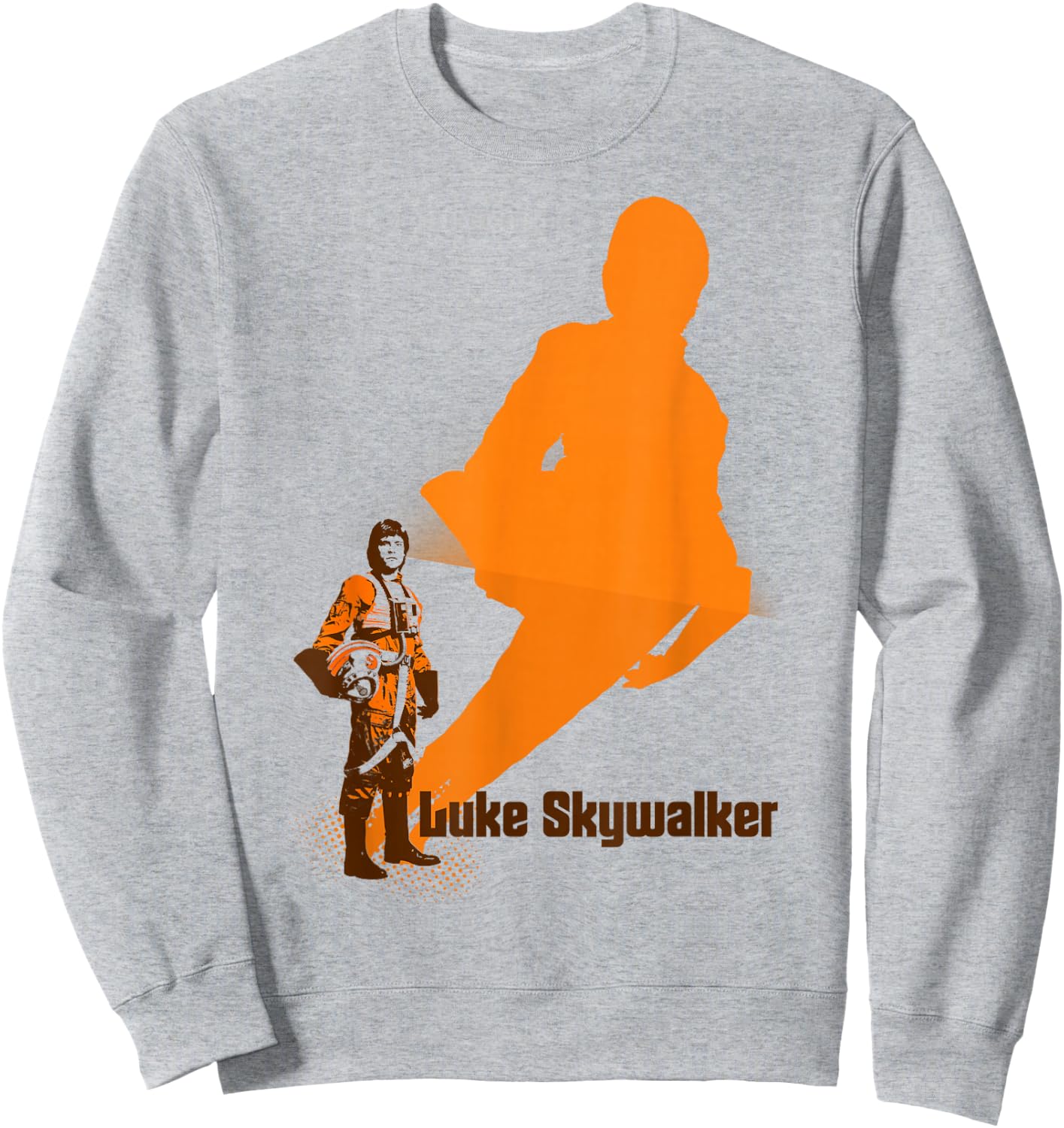 Star Wars Luke Skywalker Tall Shadow Sweatshirt - Sweatshirt | Ash