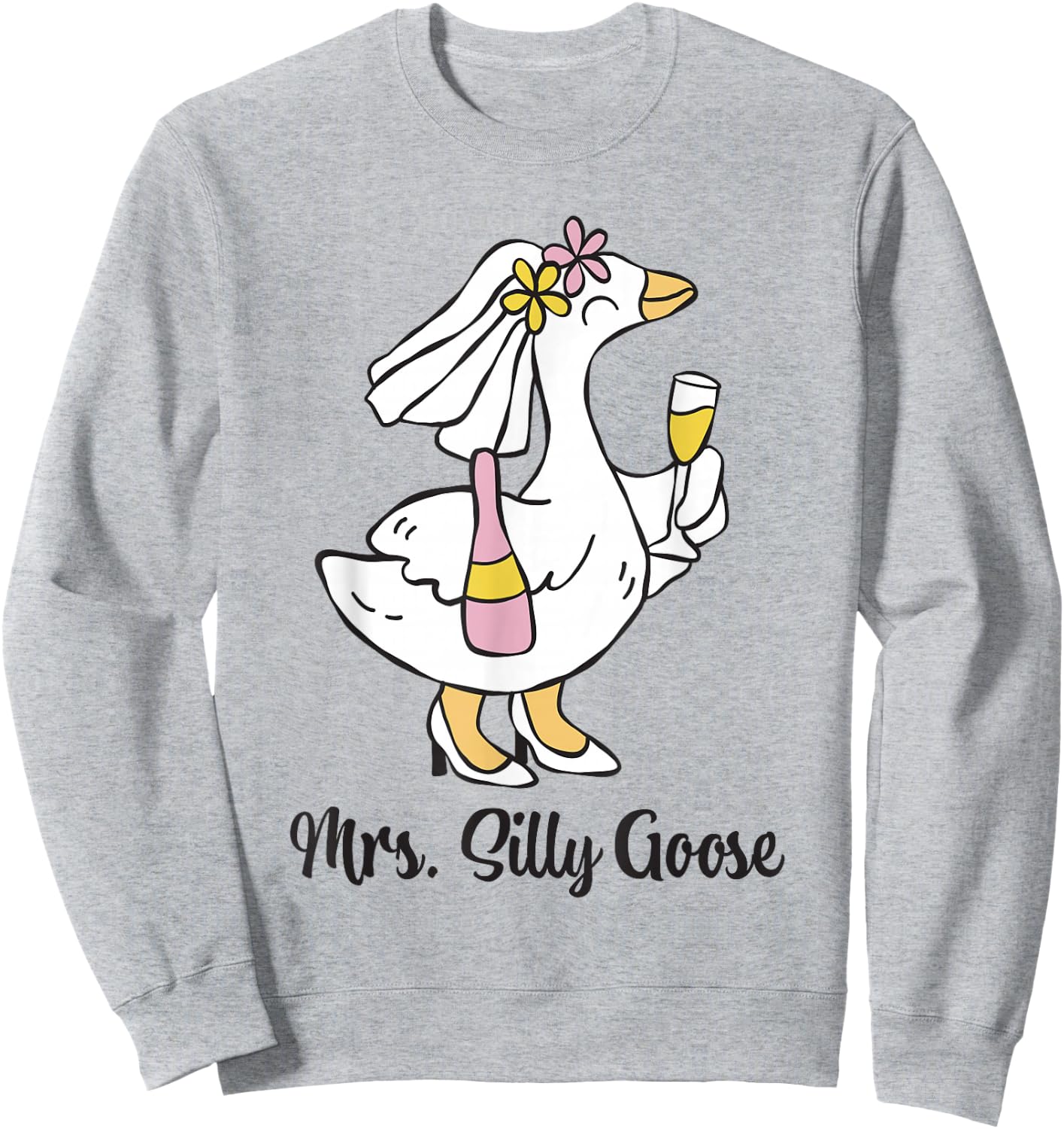 Mr And Mrs Silly Goose Sweatshirt - Sweatshirt | Ash