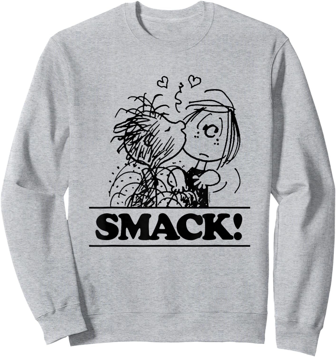 Erdnüsse - Pigpen Peppermint Patty Smack Sweatshirt - Sweatshirt | Ash