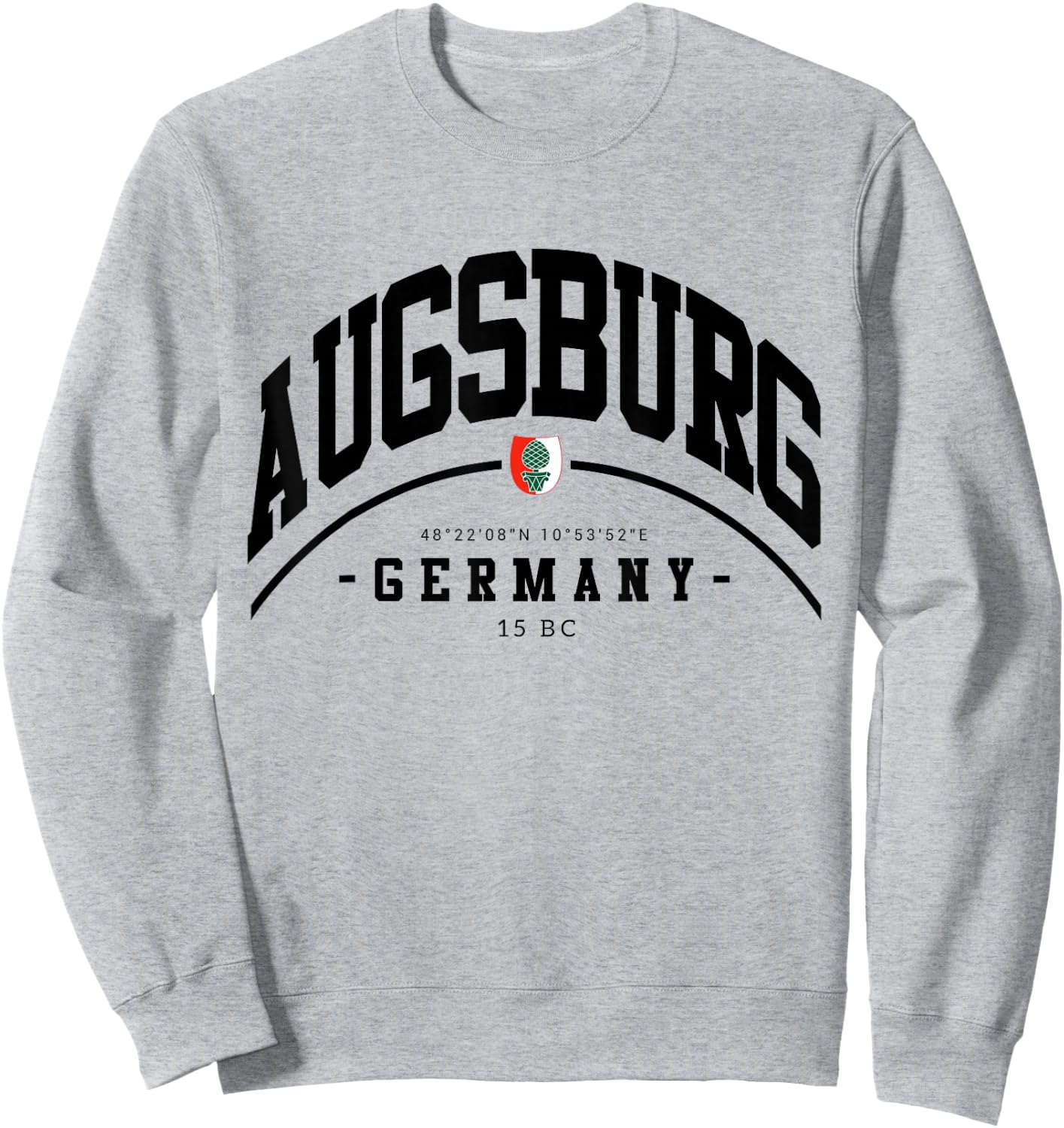 Augsburg Reise nach Augsburg Heimat Deutschland Augsburg Sweatshirt - Sweatshirt | Ash