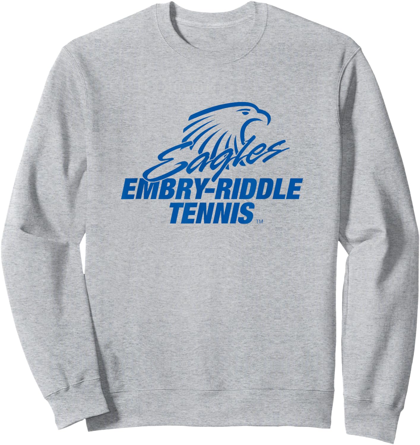 Embry-Riddle Aeronautical Eagles Tennis Sports Fan Sweatshirt - Sweatshirt | Ash