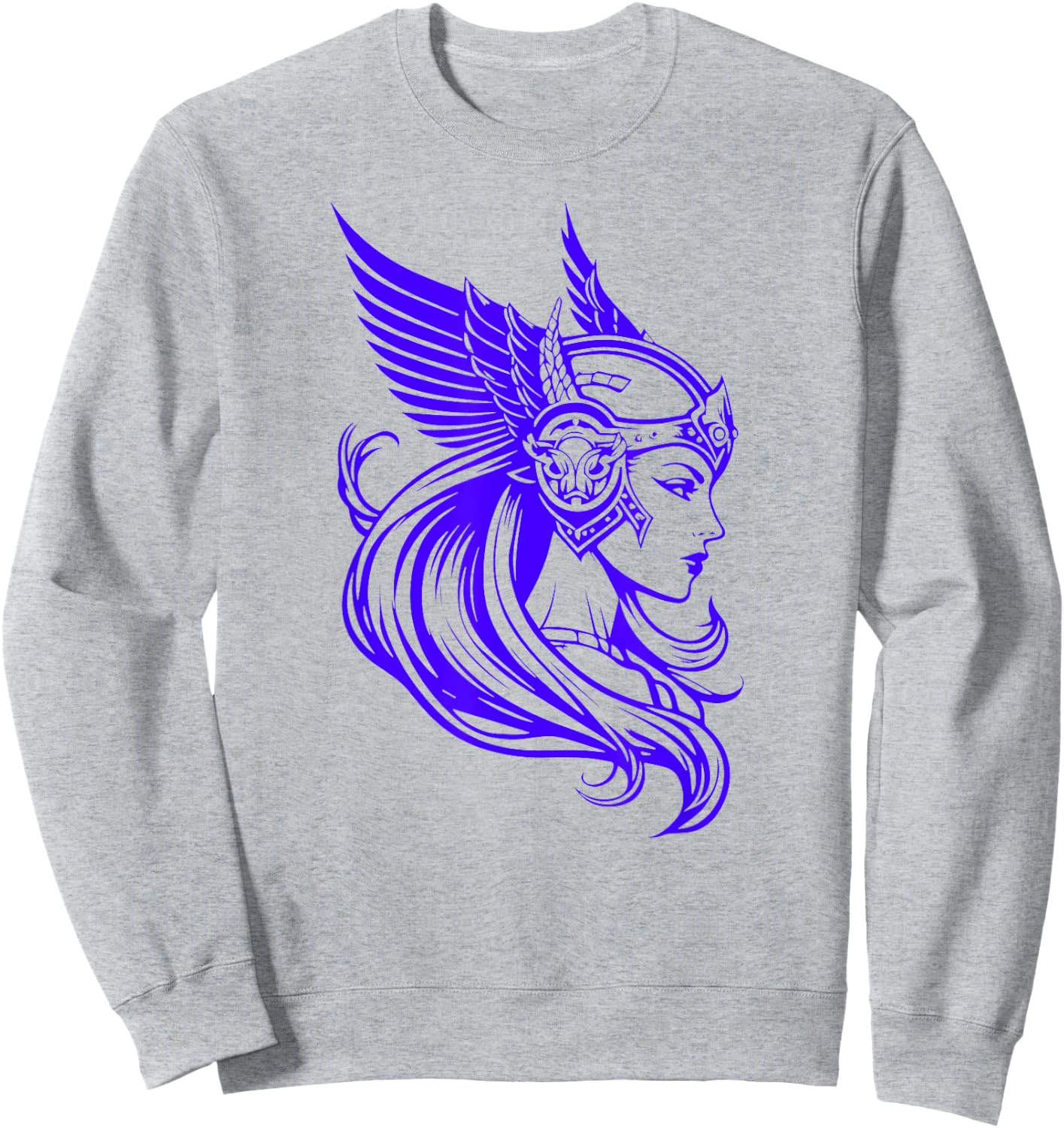Valkyrie, warrior, Norse, shield maiden, nordic mythology Sweatshirt - Sweatshirt | Ash