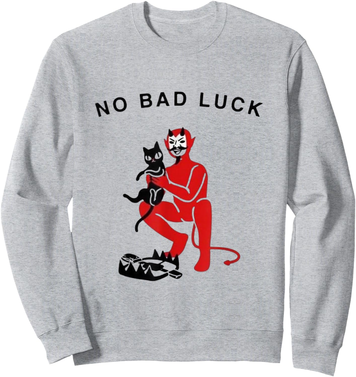 No Bad Luck Sweatshirt - Sweatshirt | Ash
