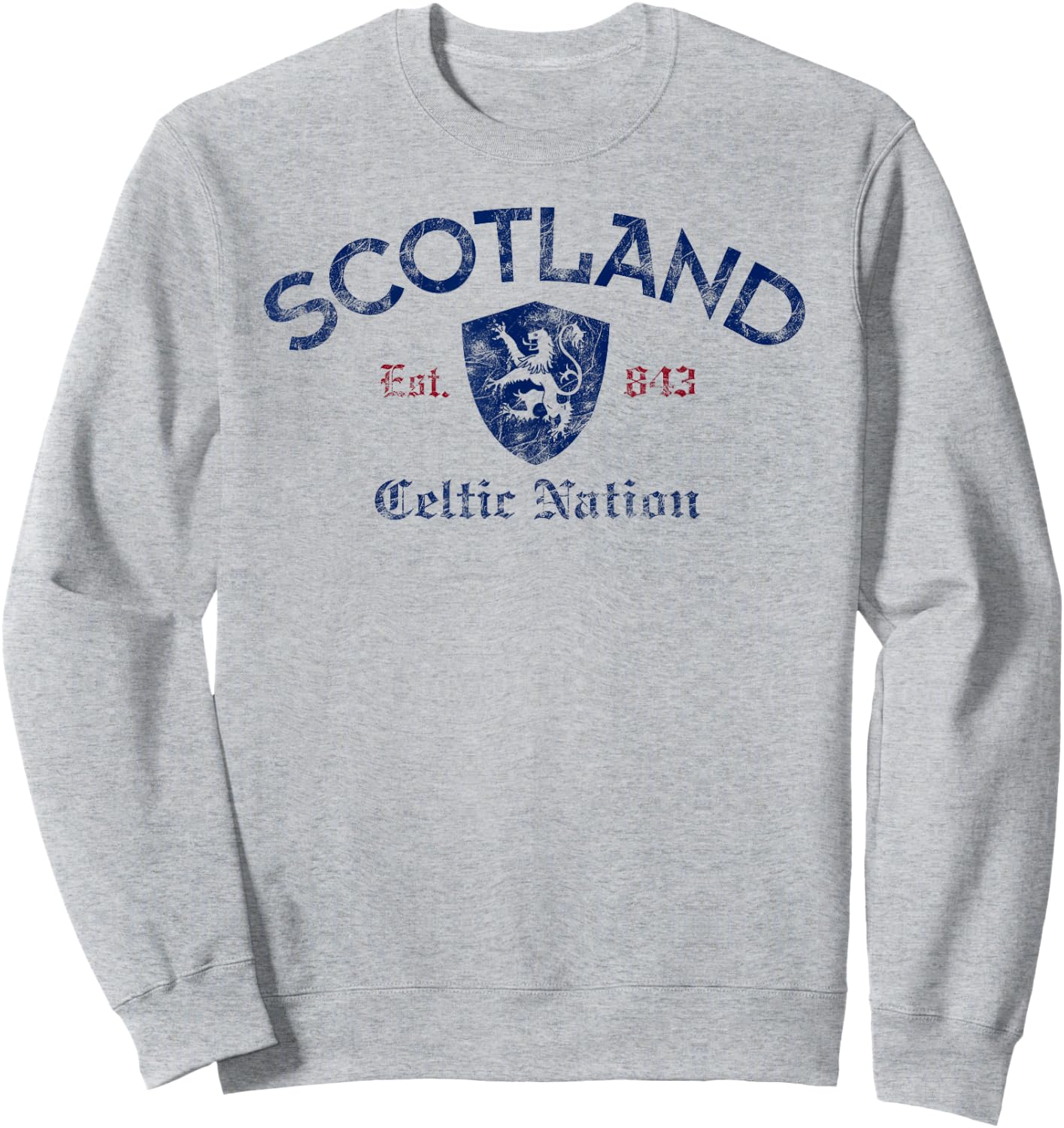 Scotland Celtic Nation Established 843 Sweatshirt - Sweatshirt | Ash