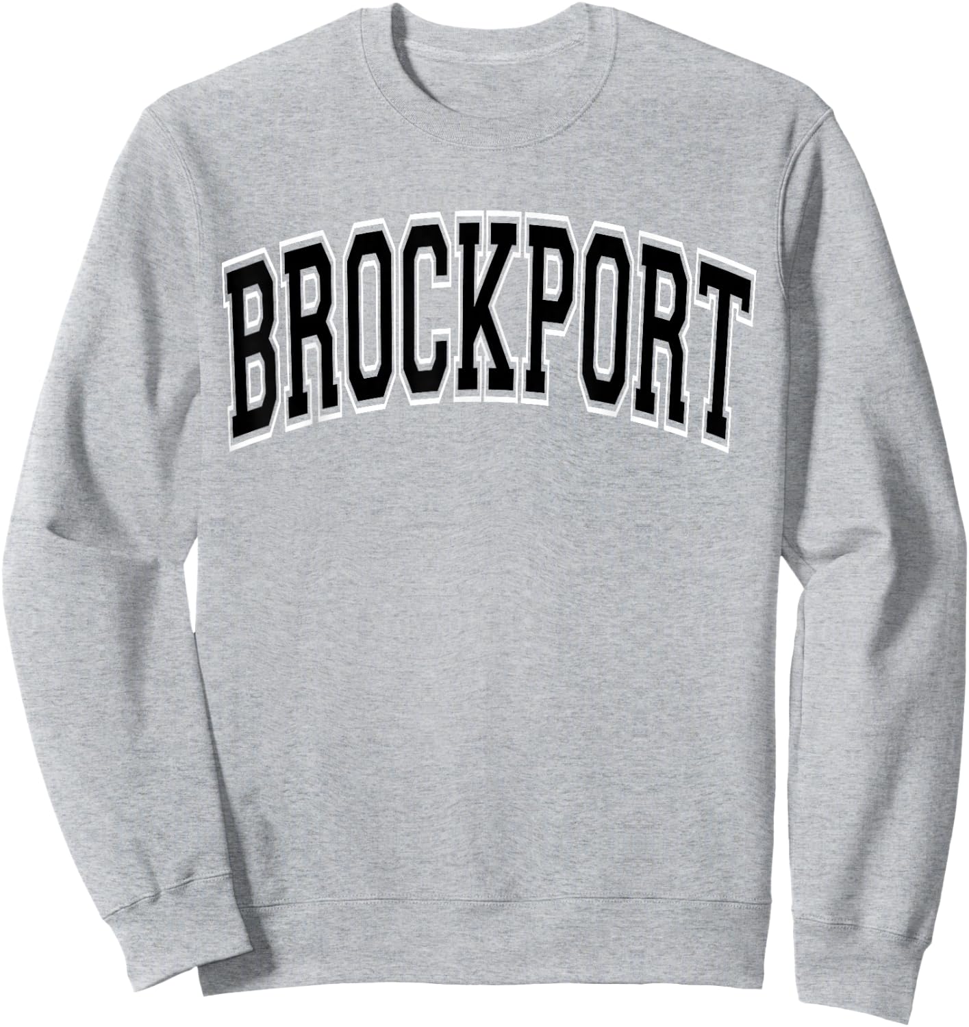 Brockport Arched Green with Black Text Sweatshirt - Sweatshirt | Ash