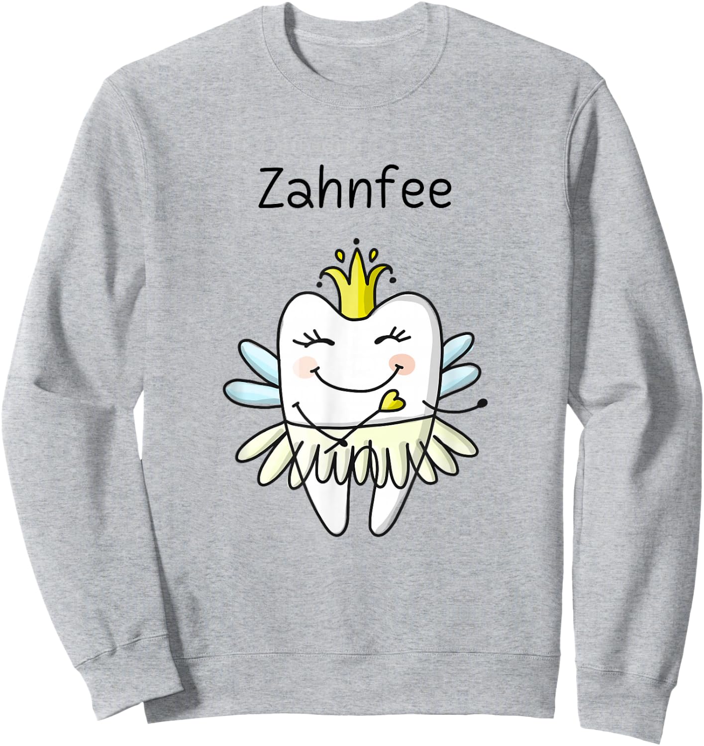 Tooth Fairy Fancy Dress Carnival Costume , White Sweatshirt - Sweatshirt | Ash