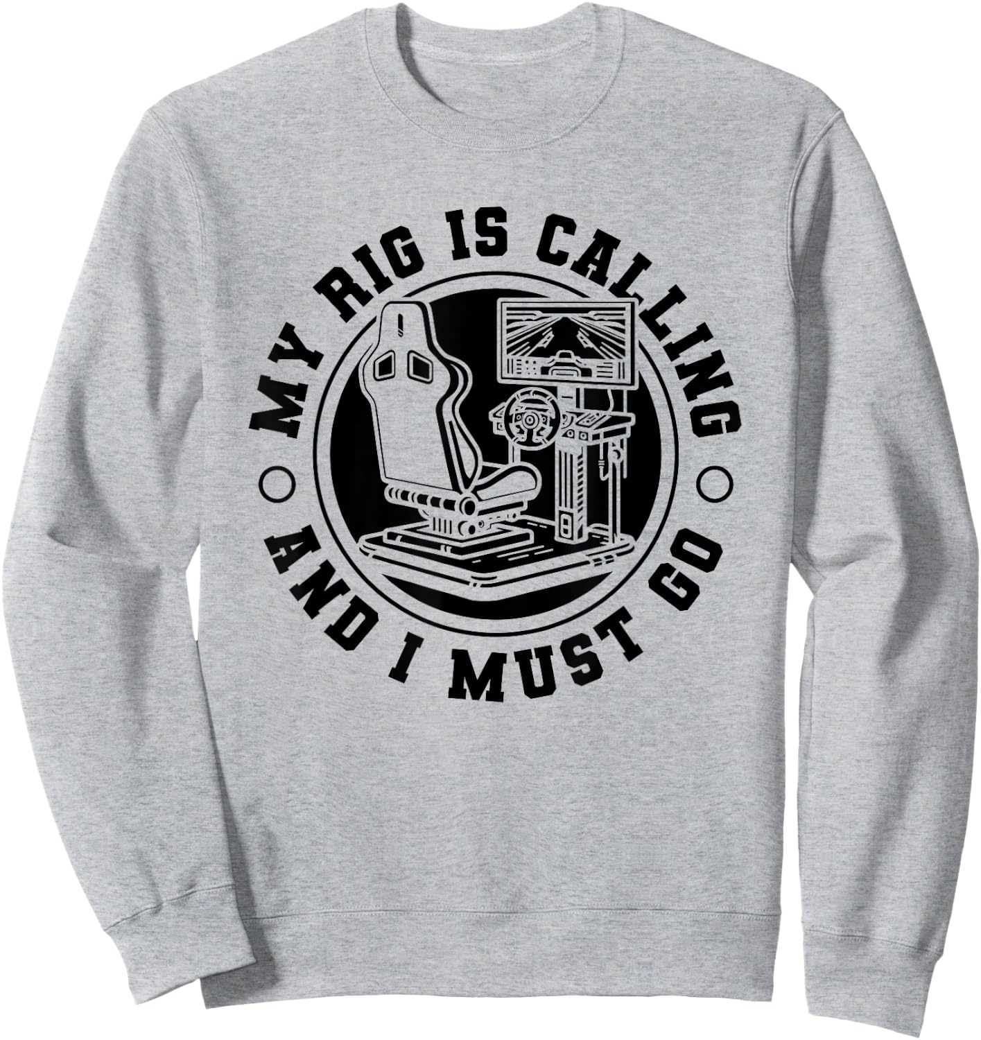 Sim Racer Race - Simulation Car Gaming Sim Racing Sweatshirt - Sweatshirt | Ash