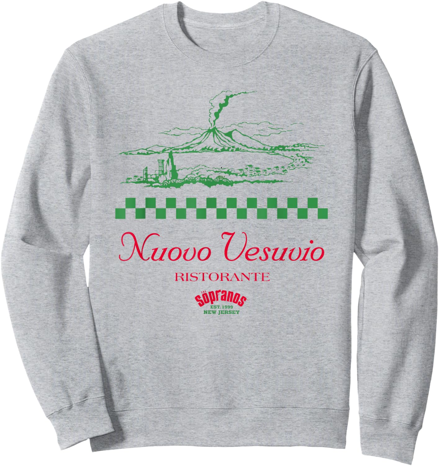 Nuovo Vesuvio Ristorante Graphic Cult TV Serie Sweatshirt - Sweatshirt | Ash