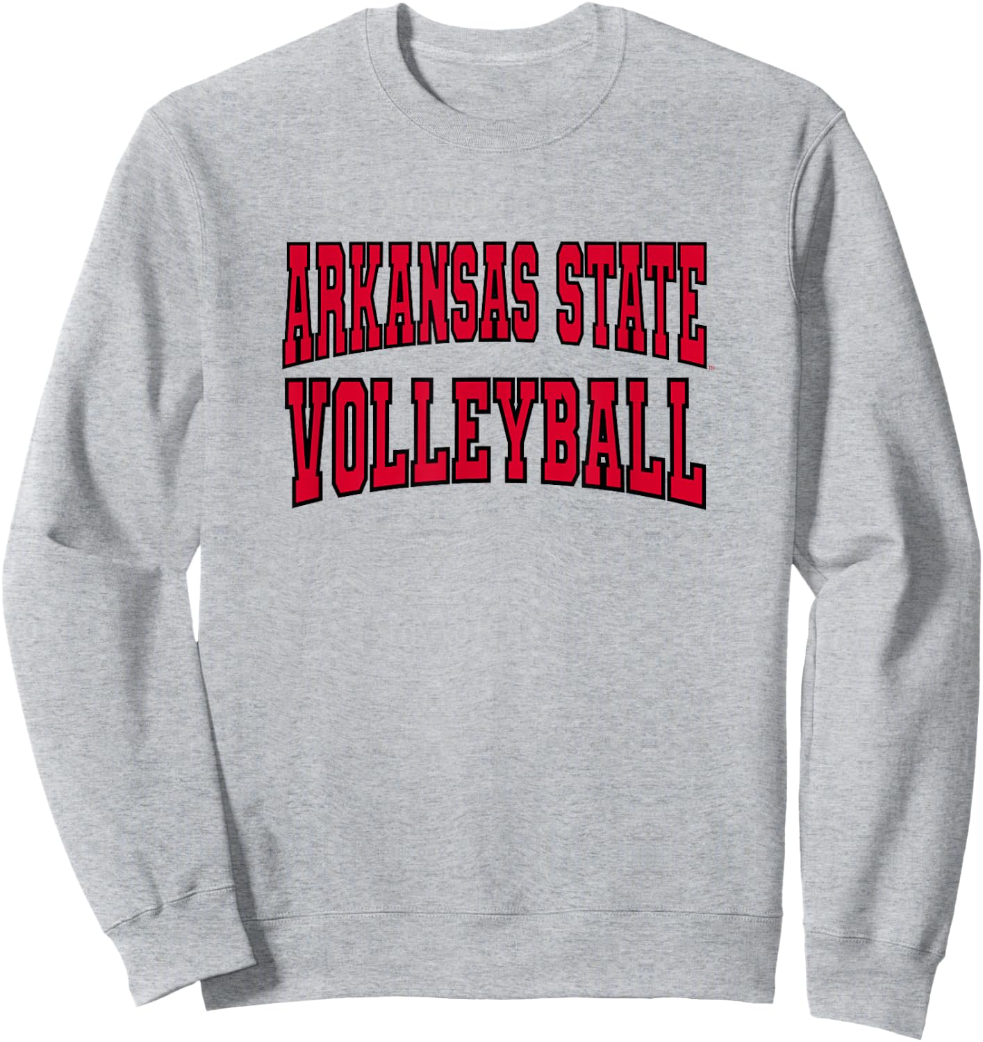 Arkansas State Red Wolves Premium Collegiate Volleyball Sweatshirt - Sweatshirt | Ash
