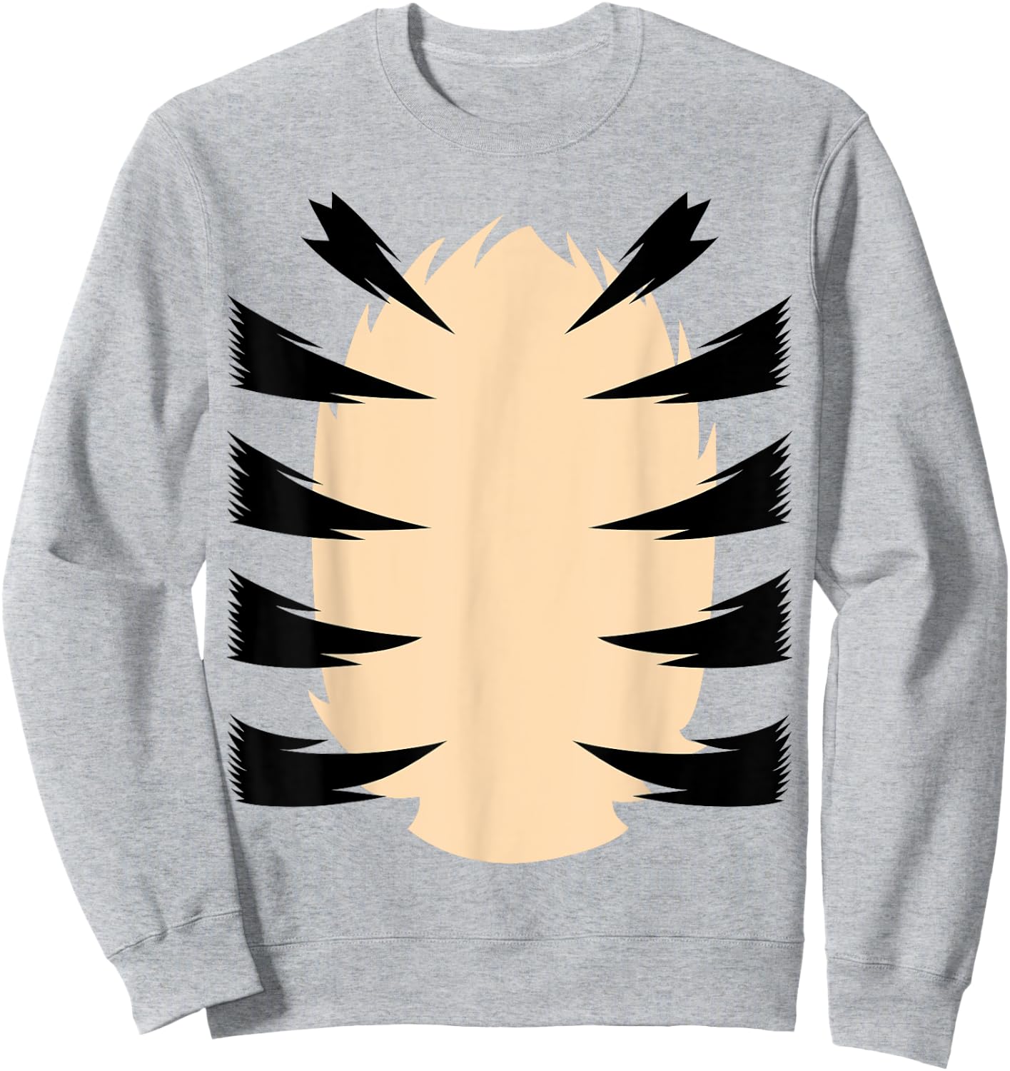Tiger Stripes DIY Halloween Costume Tiger Belly Orange Tiger Sweatshirt - Sweatshirt | Ash