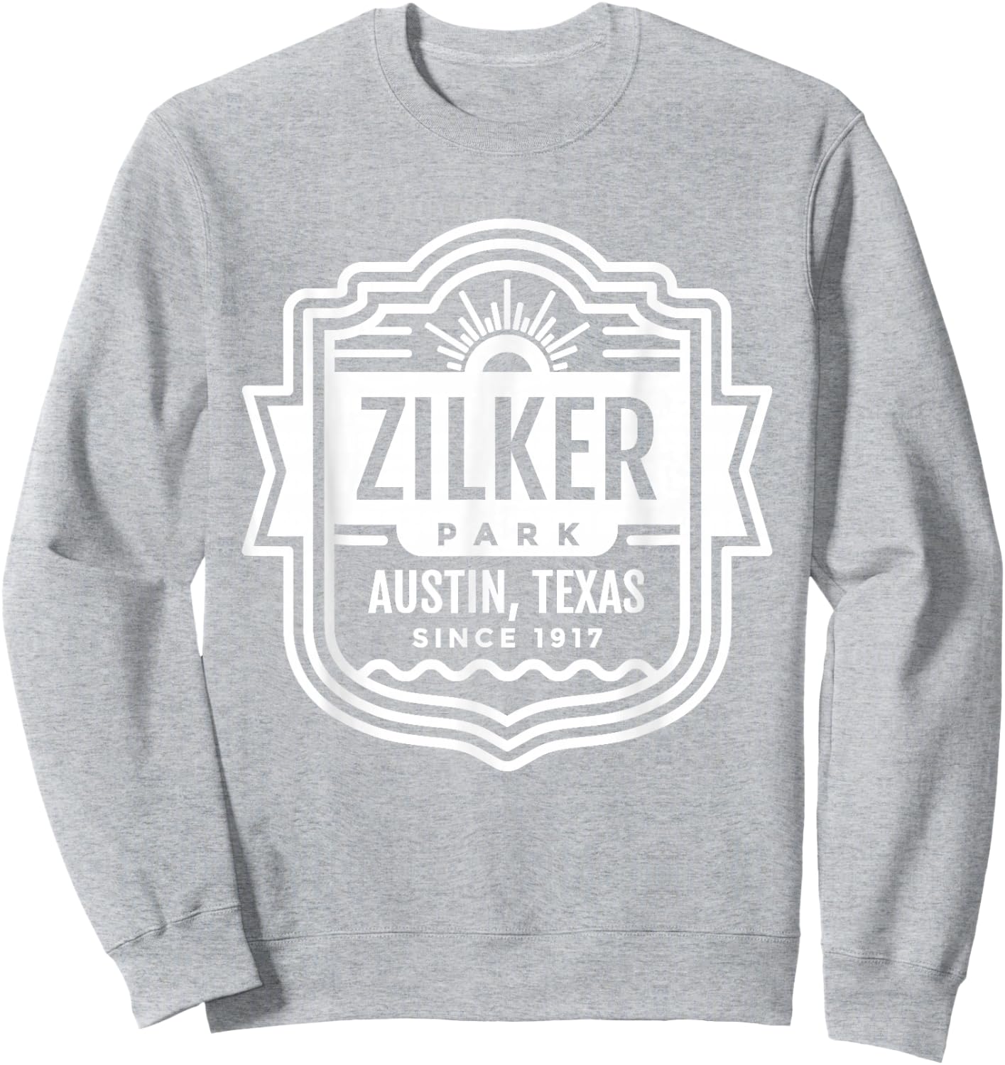 Austin Shirt Texas Zilker Park Sweatshirt - Sweatshirt | Ash