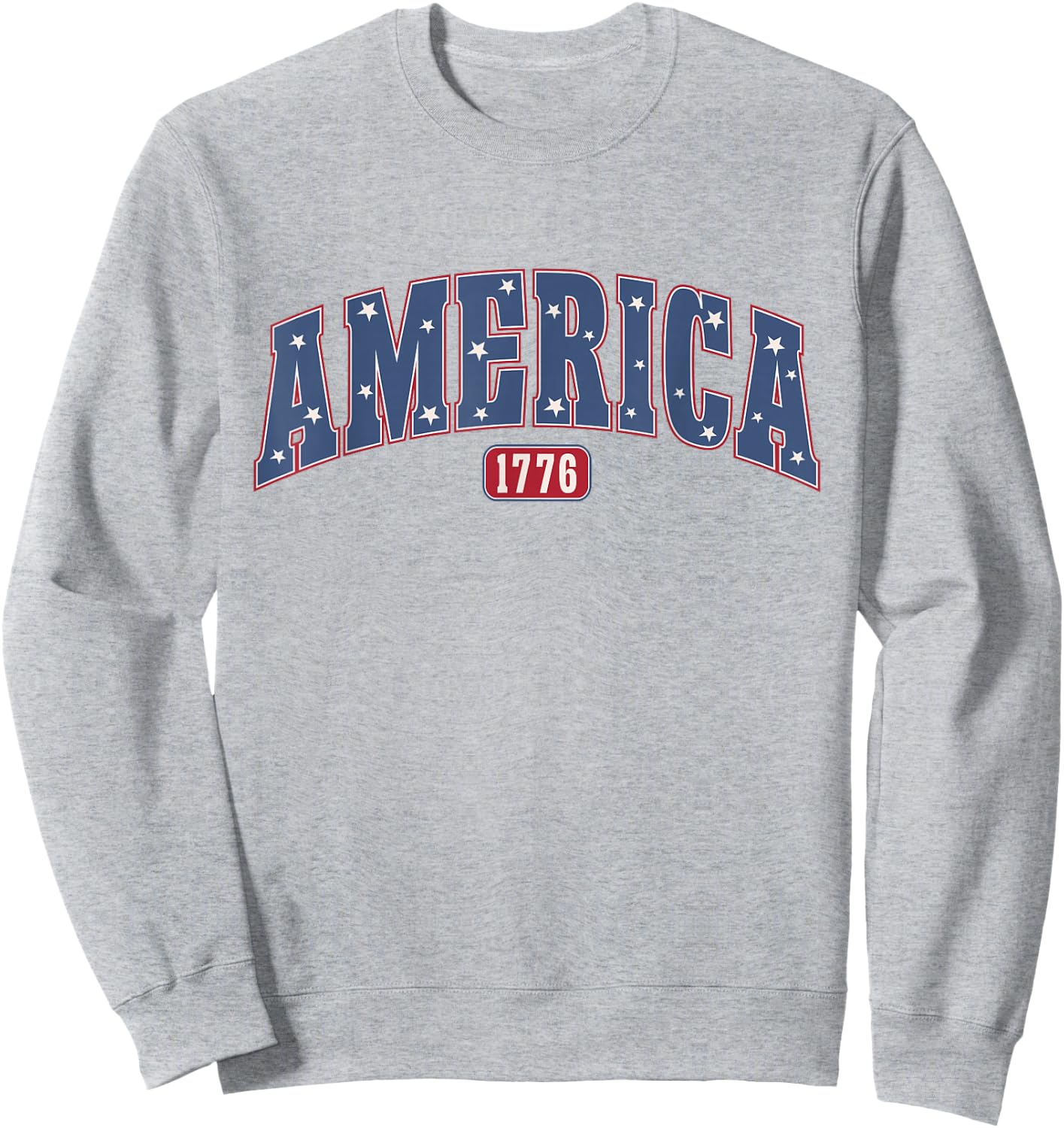 USA Since 1776 Flag American Independence 4th July Patriotic Sweatshirt - Sweatshirt | Ash