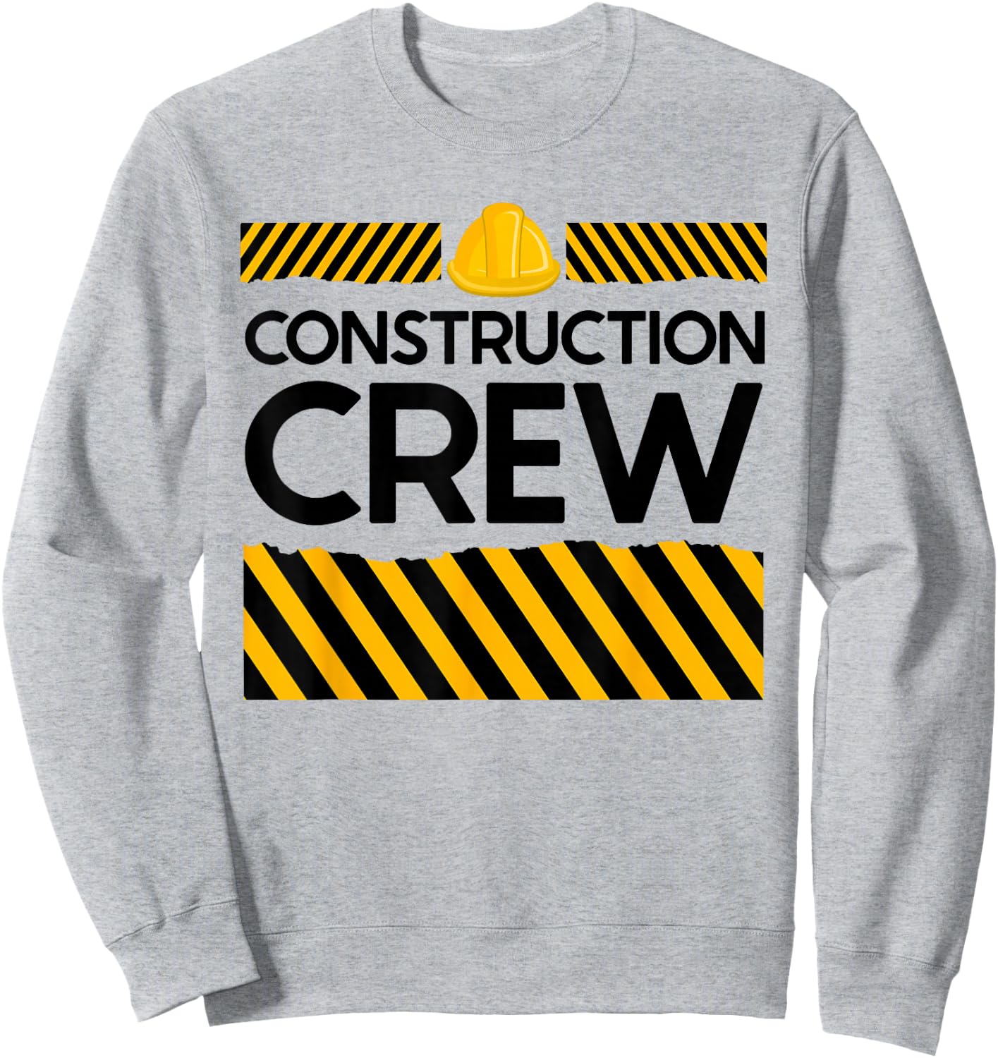 Kids Construction Crew Design – Perfect for Birthdays Sweatshirt - Sweatshirt | Ash