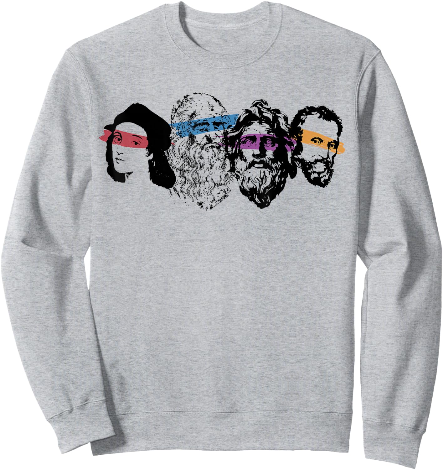 Renaissance-Ninja-Künstler-Shirt zum Zeichnen Sweatshirt - Sweatshirt | Ash