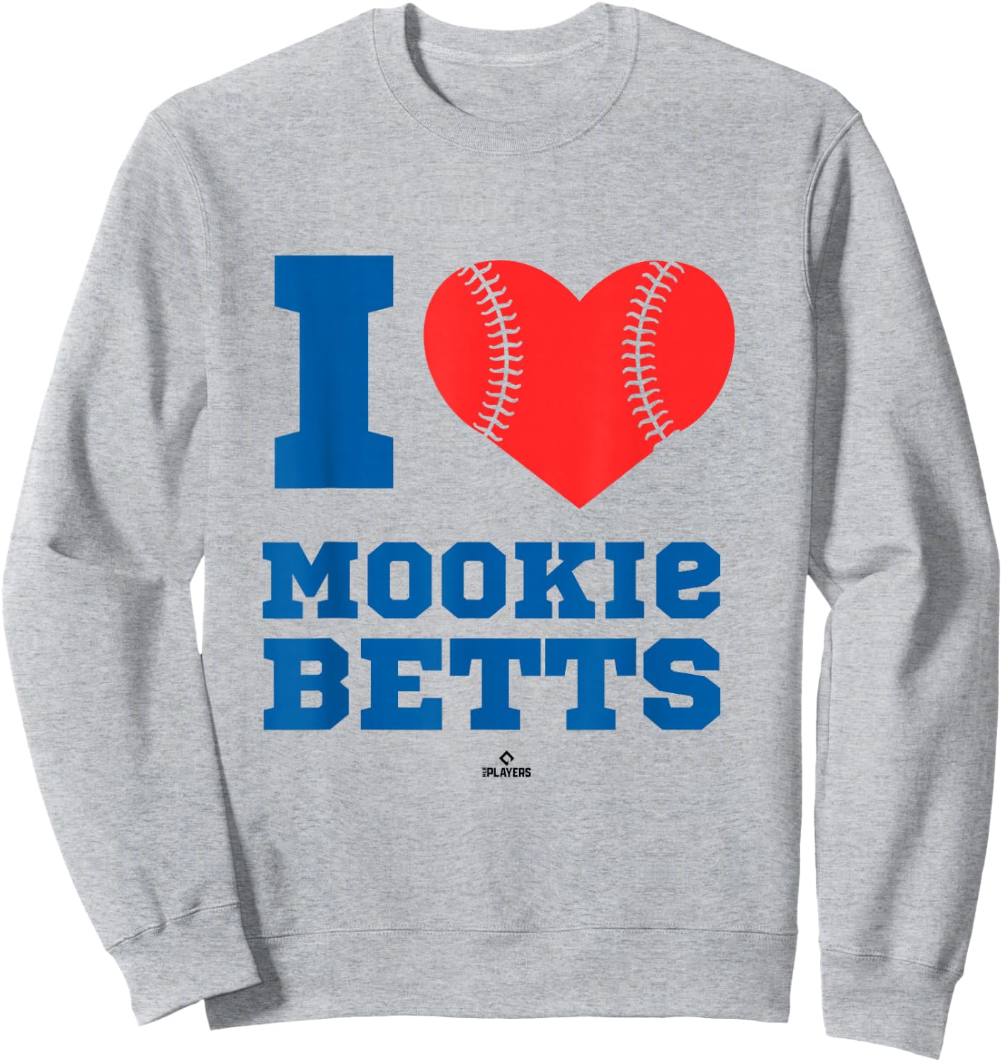 Mookie Betts | Los Angeles Baseball Merch | MLBMBE6001 Sweatshirt - Sweatshirt | Ash