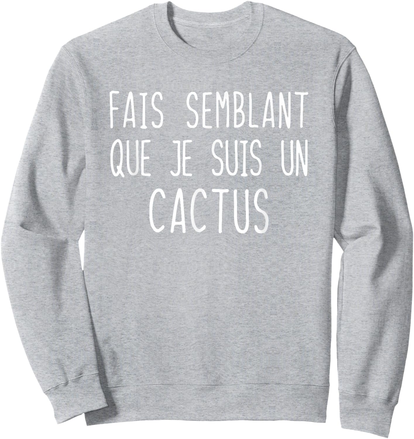Funny Cactus Costume for Halloween Costume , Green, S Sweatshirt - Sweatshirt | Ash