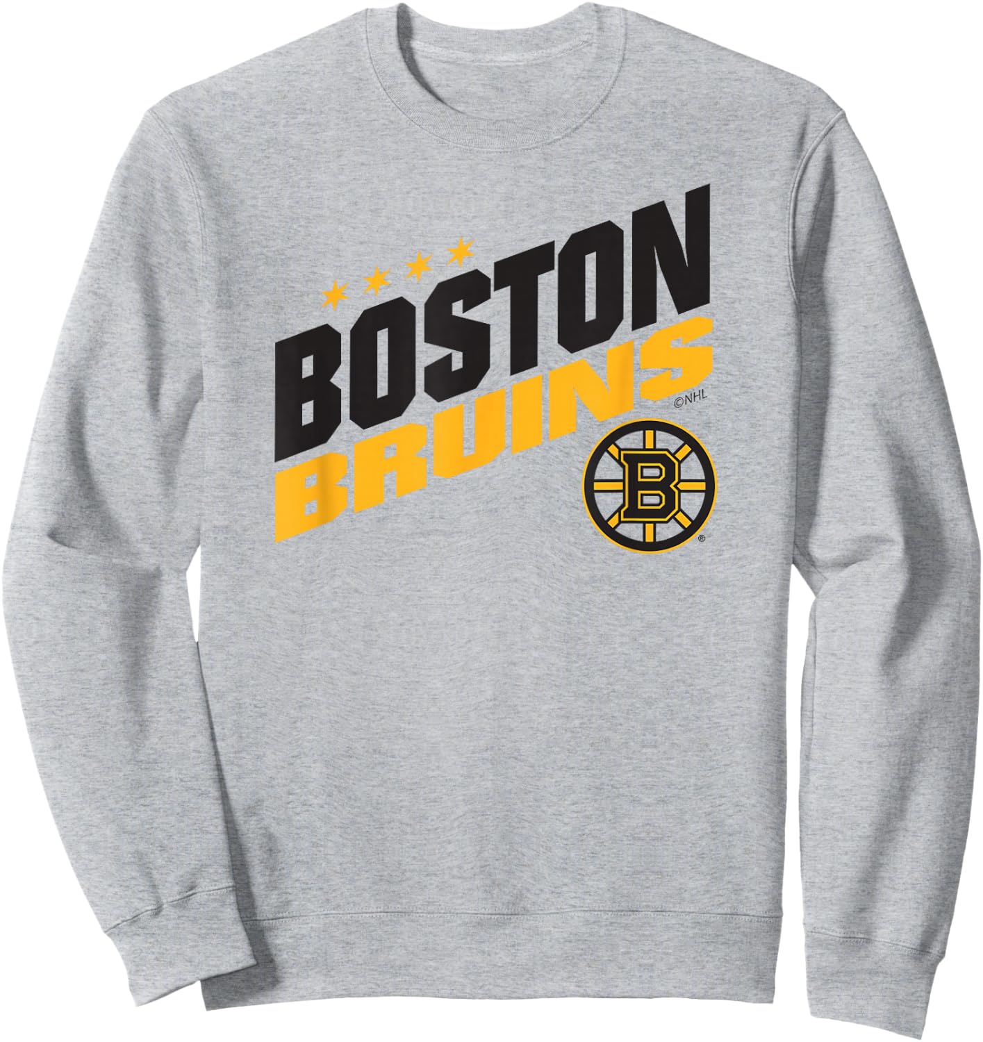 Boston Bruins Fuel White Officially Licensed Sweatshirt - Sweatshirt | Ash