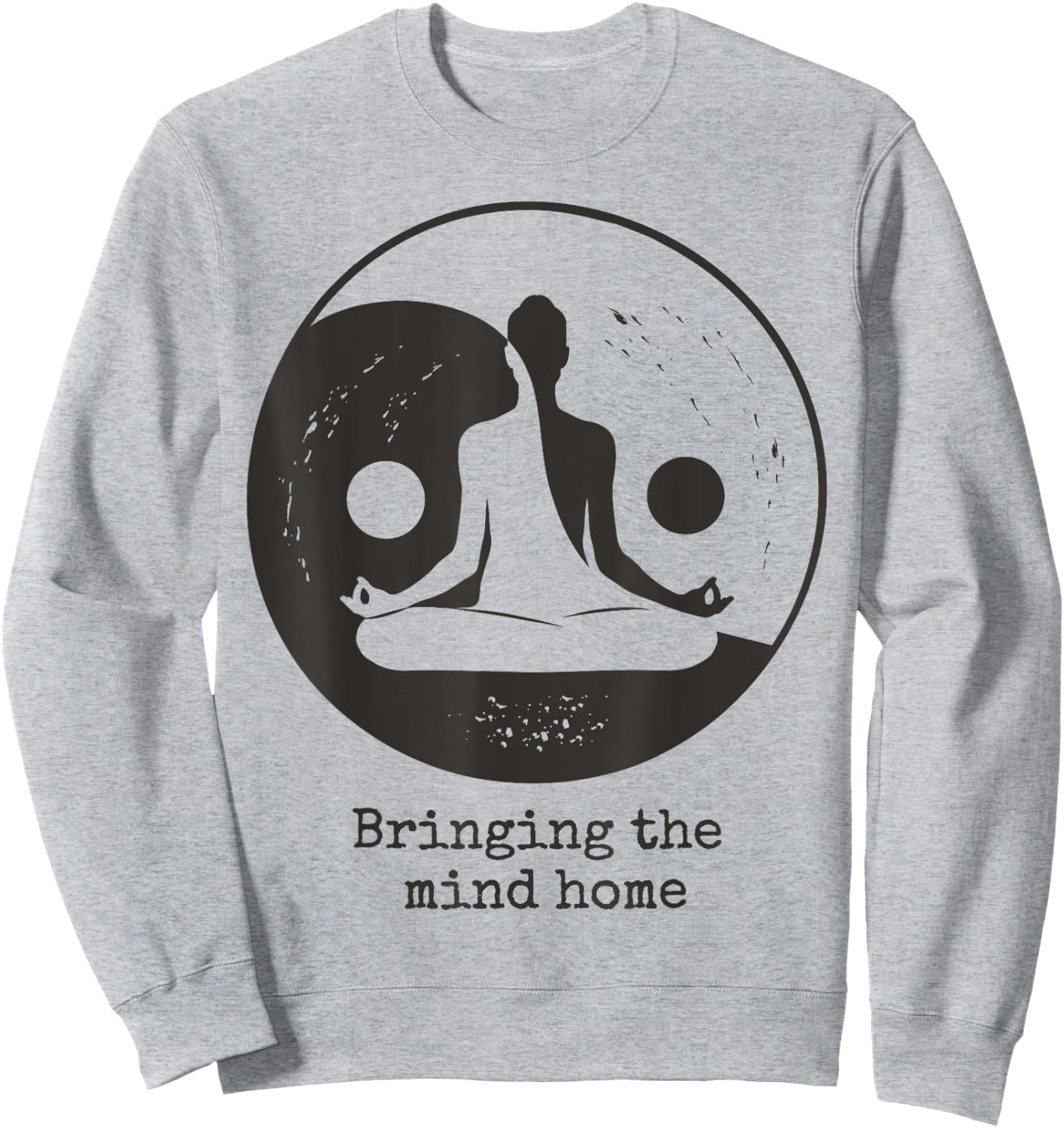 Ying Yang Balance Taoism Meditation Tai Chi Yoga Sweatshirt - Sweatshirt | Ash