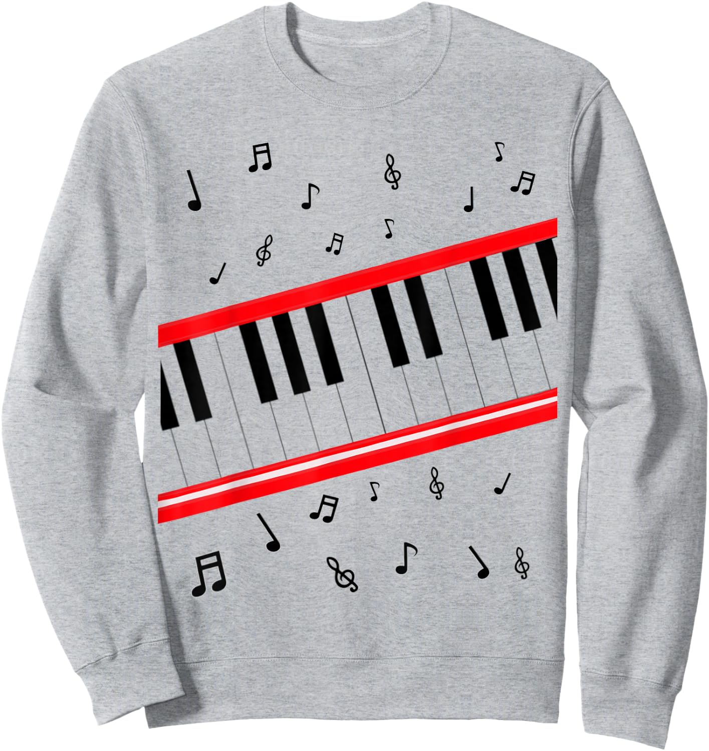 Hatfield Fashions Herren Weiß Cartoon Beat It , U-Ausschnitt, Kurzarm, S, Klein Sweatshirt - Sweatshirt | Ash