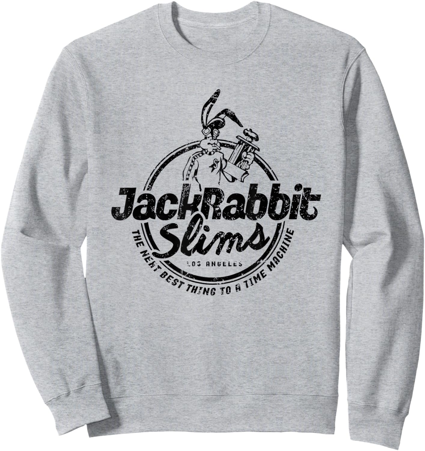 Rabbit Jack Slim's Pulp Milkshake Restaurant Retro Vintage Sweatshirt - Sweatshirt | Ash