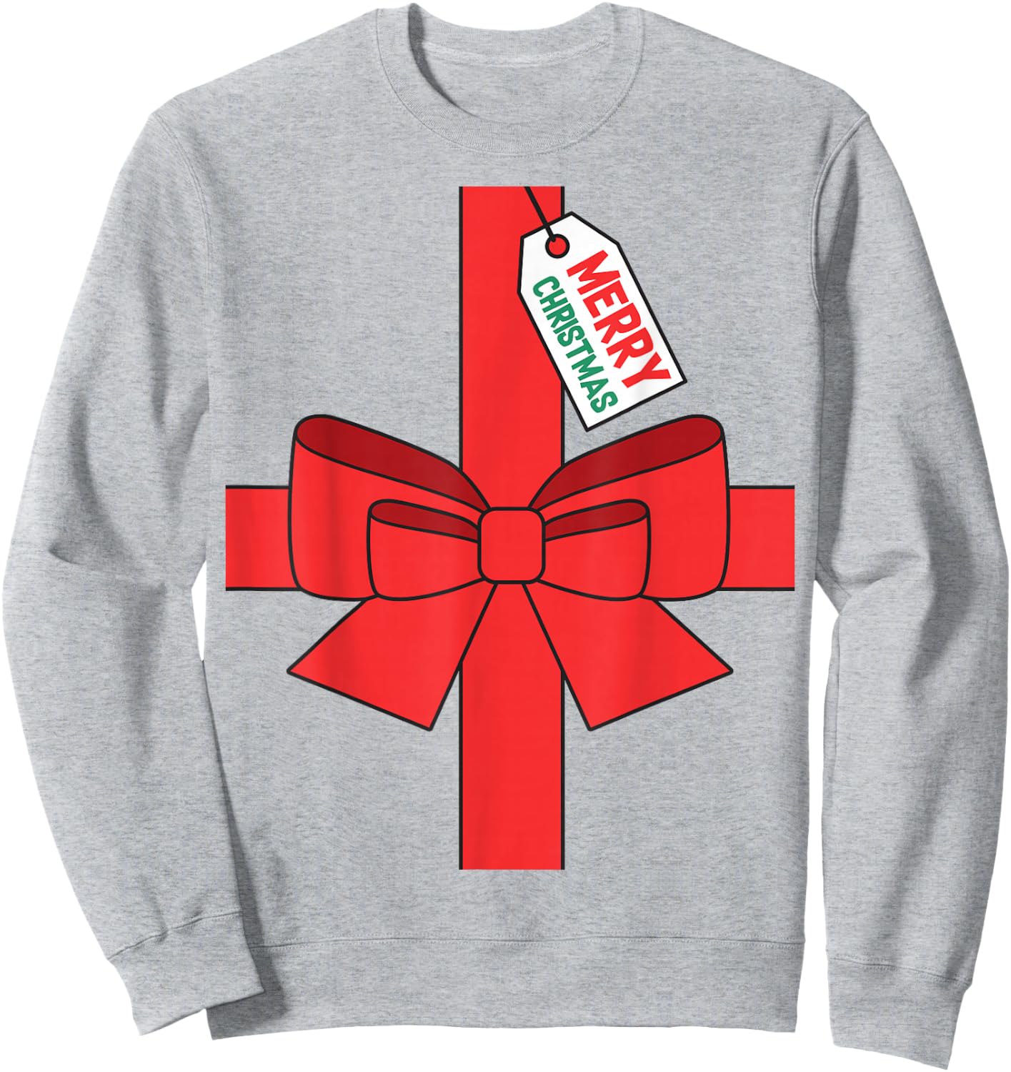 Super Ugly Christmas Funny DIY Costume , Green, Small Sweatshirt - Sweatshirt | Ash