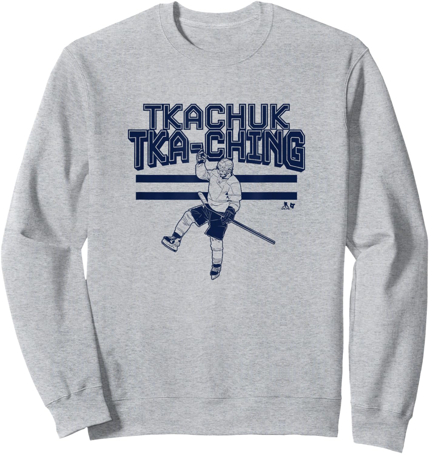 Matthew Tkachuk - TKA-Ching - Florida Hockey Sweatshirt - Sweatshirt | Ash