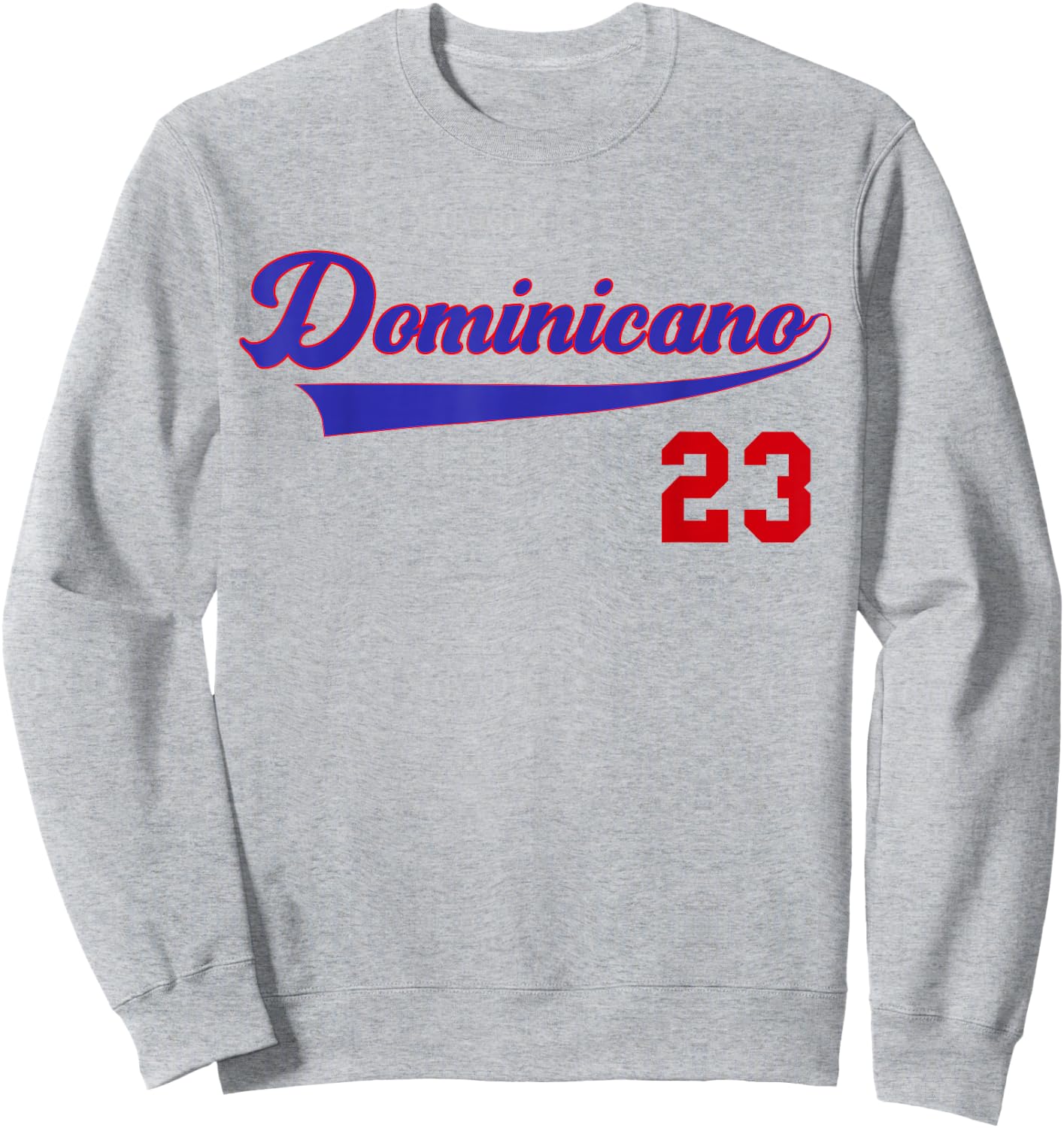 Dominicano Flag RD Dominikanische Republik Baseball Trikot Sweatshirt - Sweatshirt | Ash