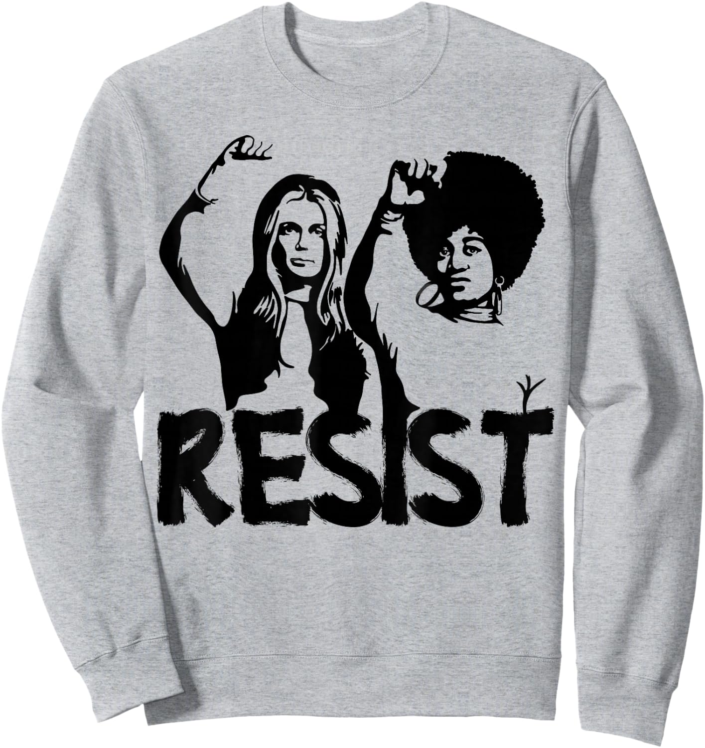Gloria Steinem and Dorothy Pitman Hughes Resist Sweatshirt - Sweatshirt | Ash