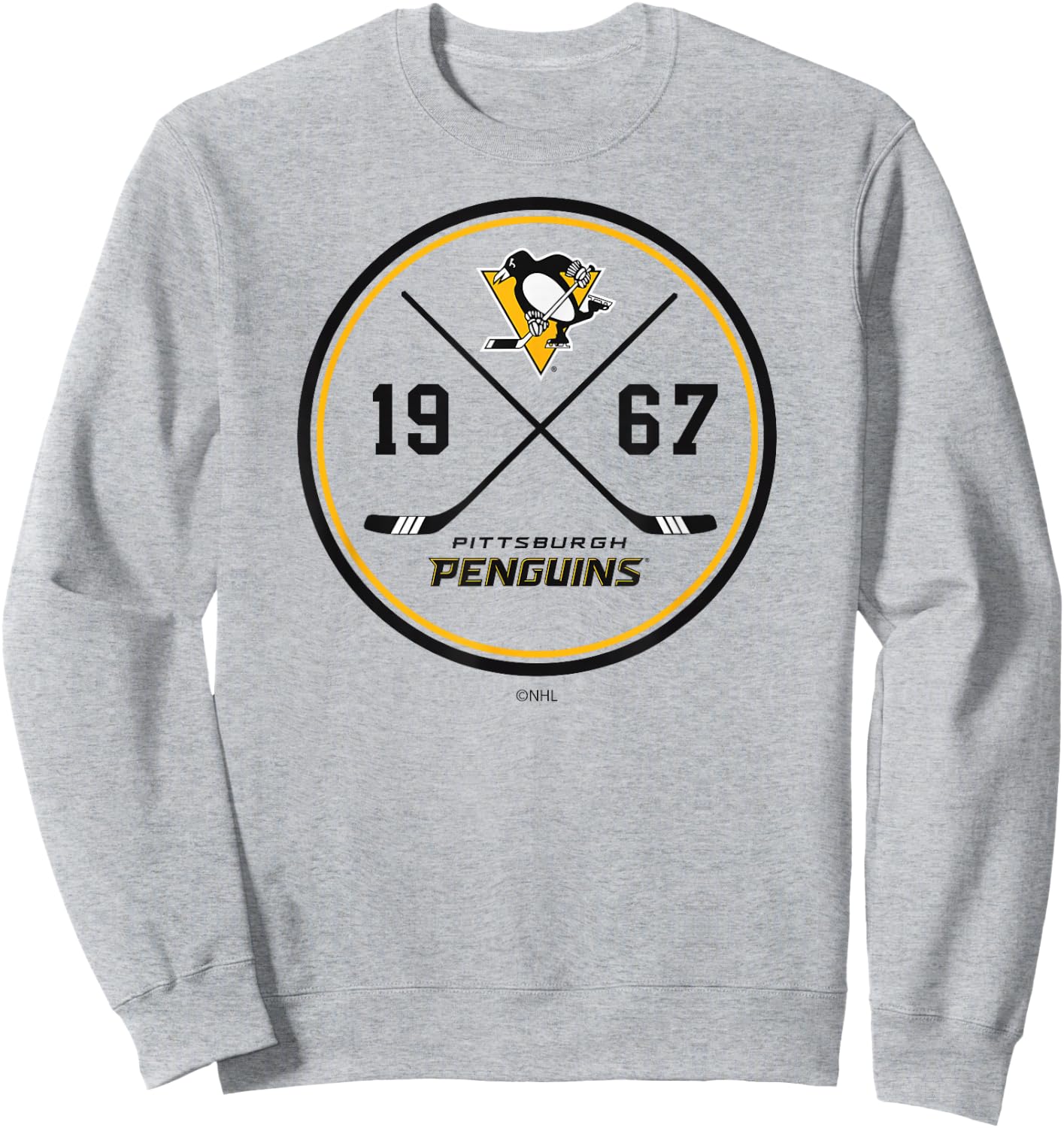 Pittsburgh Penguins Prize Gray Officially Licensed Sweatshirt - Sweatshirt | Ash